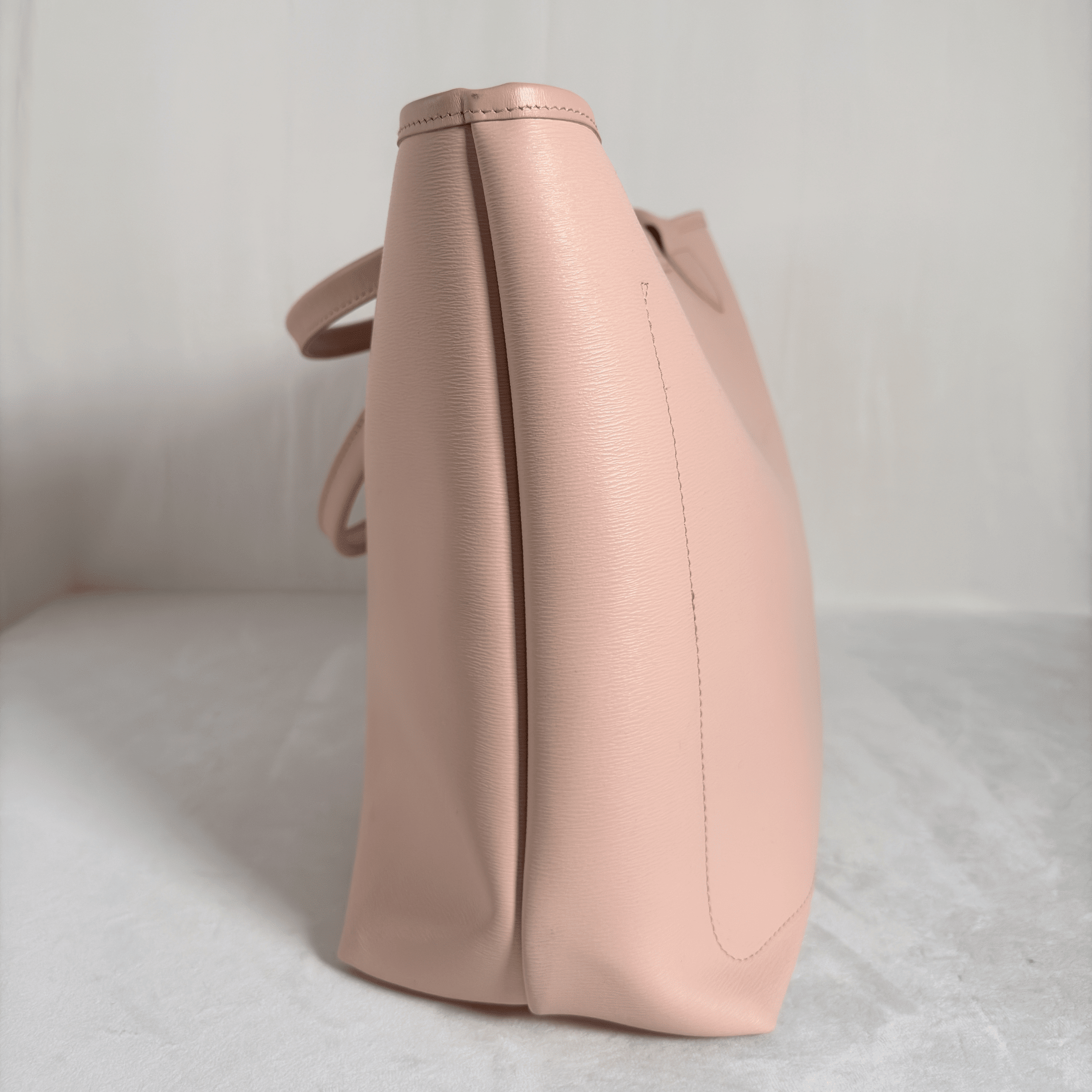 SAC CABAS LONGCHAMP LE PLIAGE CUIR - ROSE POUDRE - La Belle Boutique