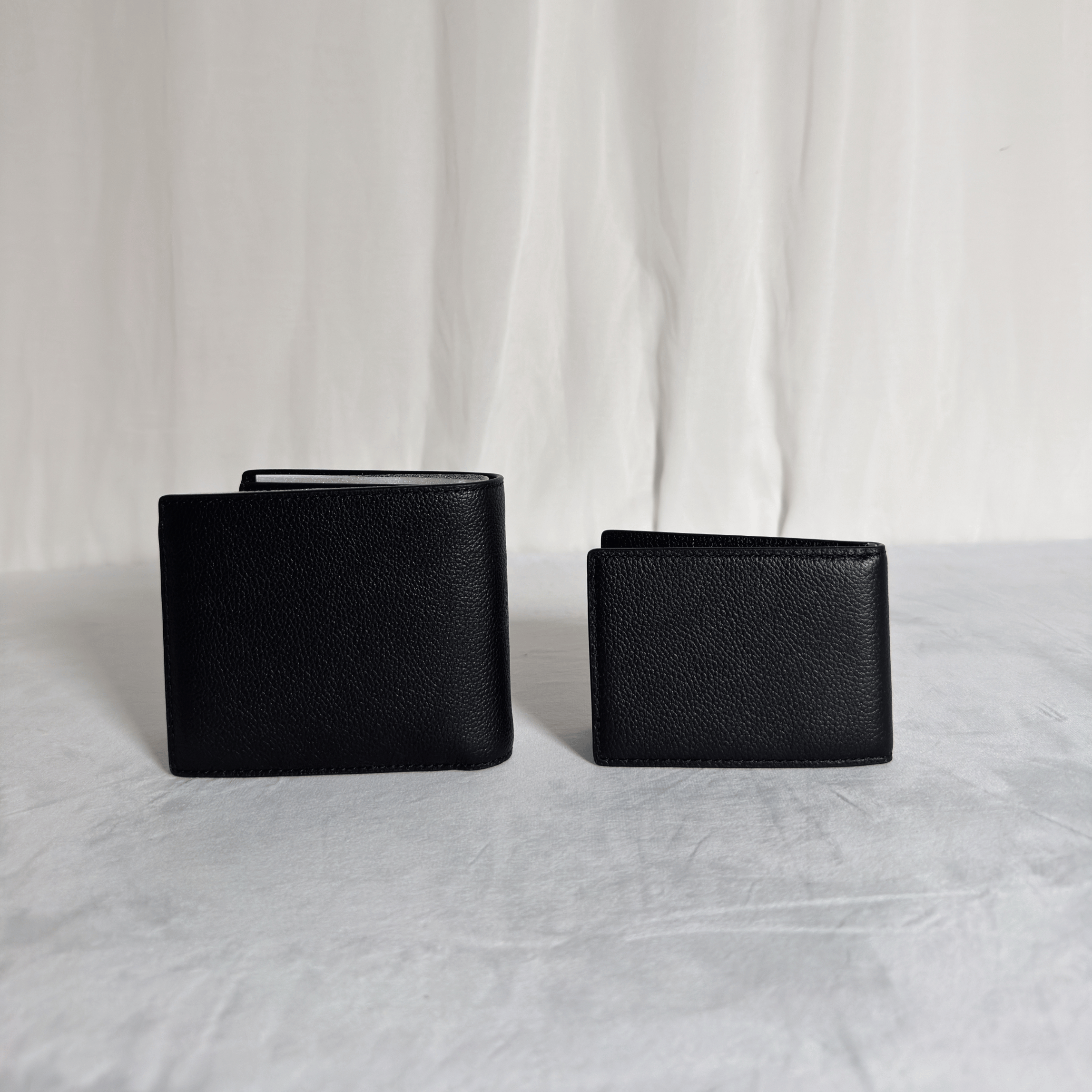 COACH - PORTEFEUILLE 3-IN-1 - CUIR GRAINÉ NOIR - AVEC PORTE-CARTE AMOVIBLE