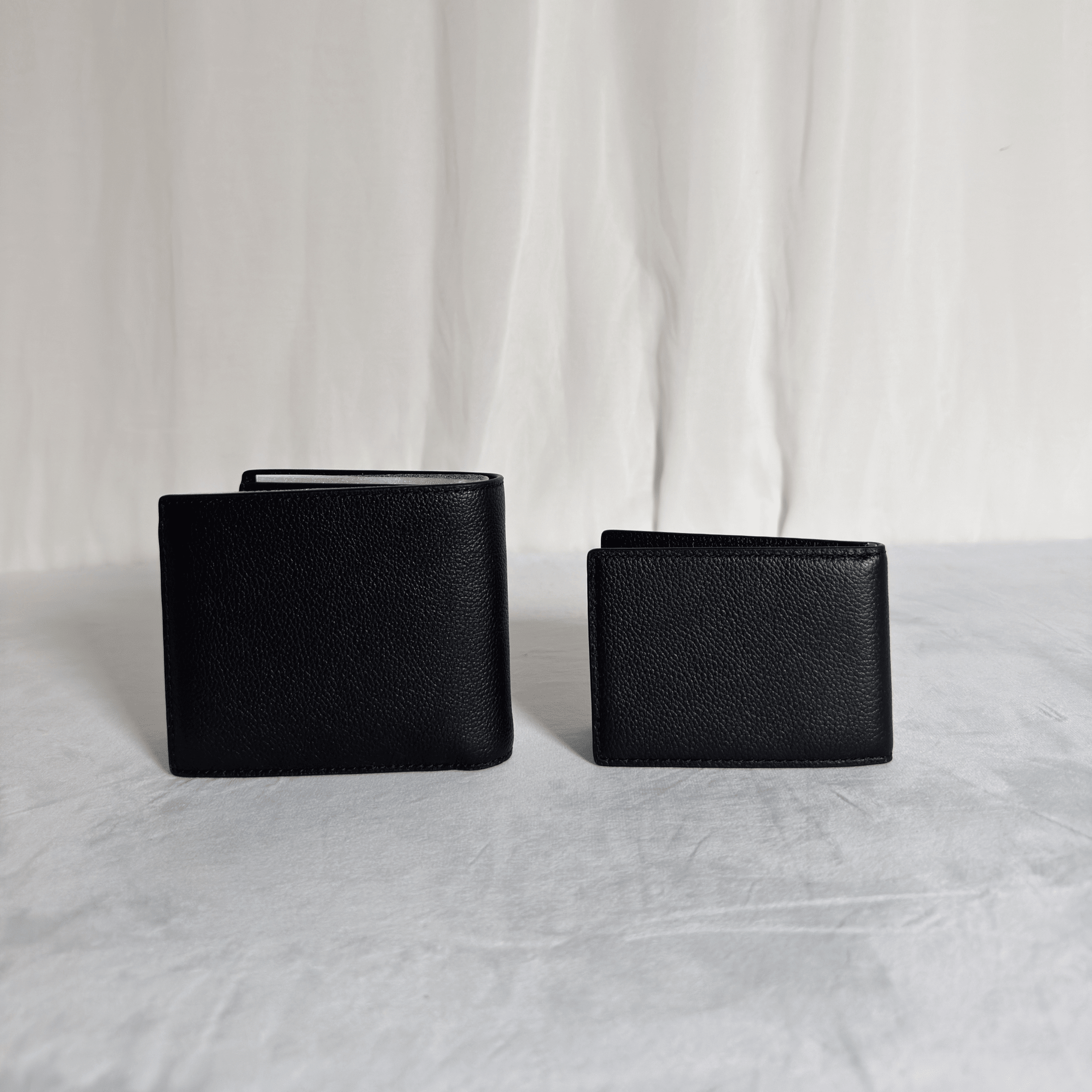 COACH - PORTEFEUILLE 3-IN-1 - CUIR GRAINÉ NOIR - AVEC PORTE-CARTE AMOVIBLE - La Belle Boutique