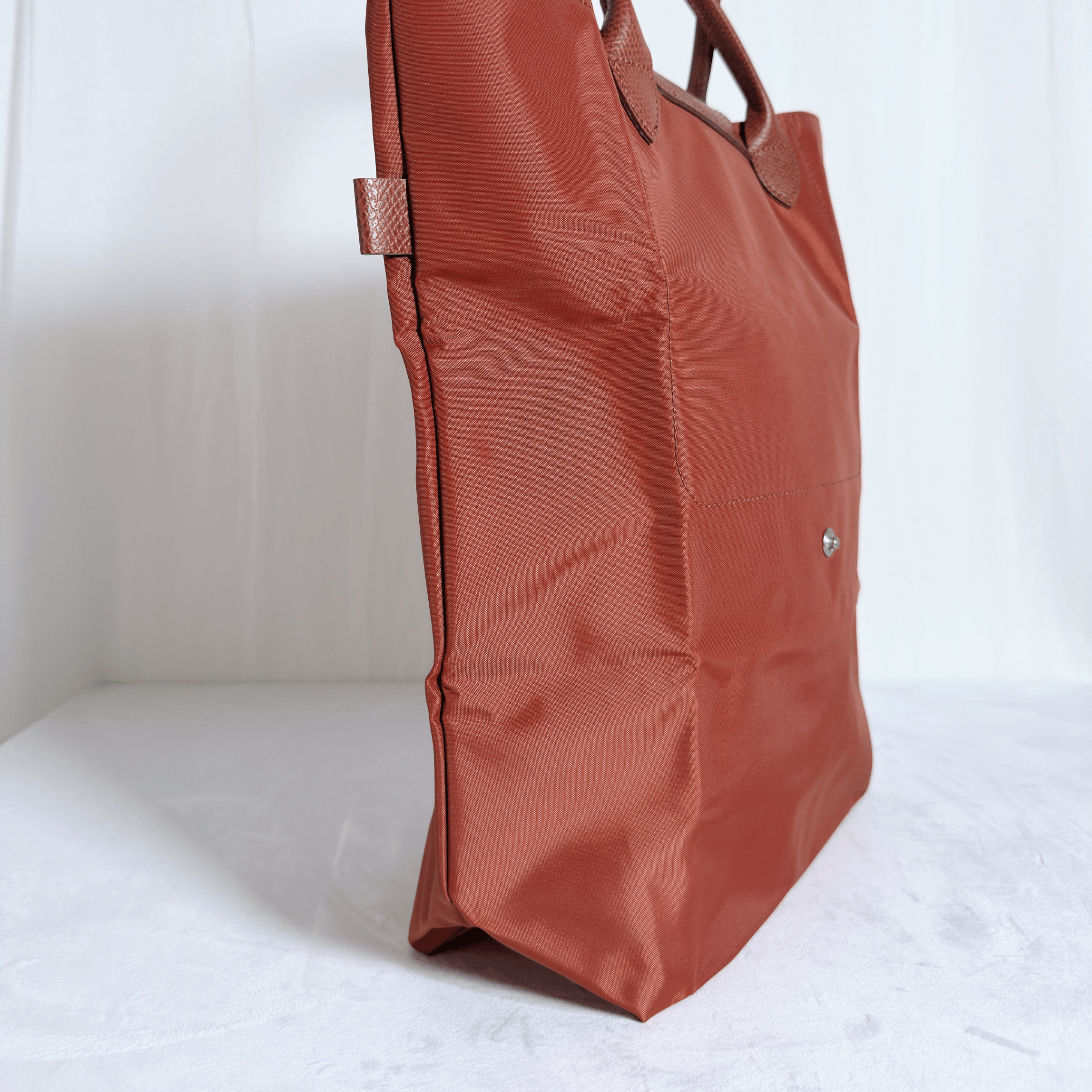 SAC CABAS LONGCHAMP LE PLIAGE ORIGINAL - TOILE TERRACOTTA / FORMAT VERTICAL