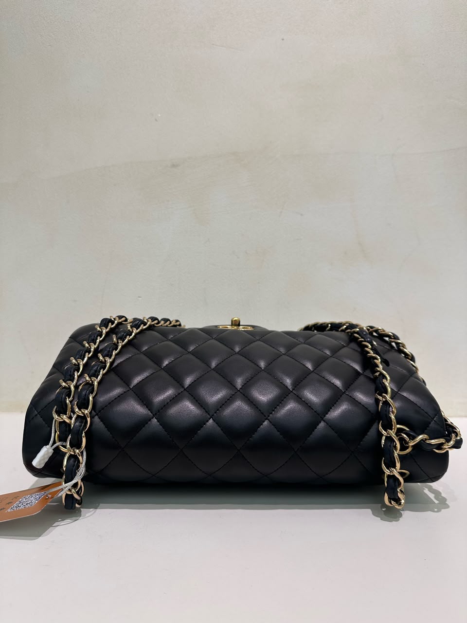 CHANEL JUMBO CLASSIC DOUBLE FLAP - CUIR AGNEAU NOIR