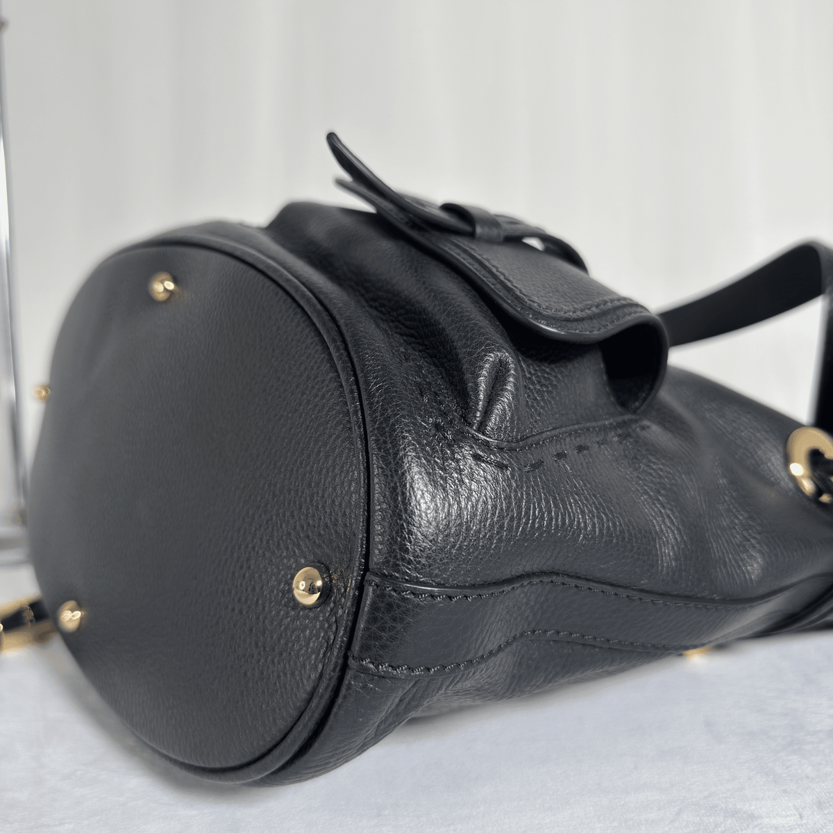 LANCEL - PREMIER FLIRT M - CUIR GRAINÉ NOIR - JAMAIS PORTE - La Belle Boutique