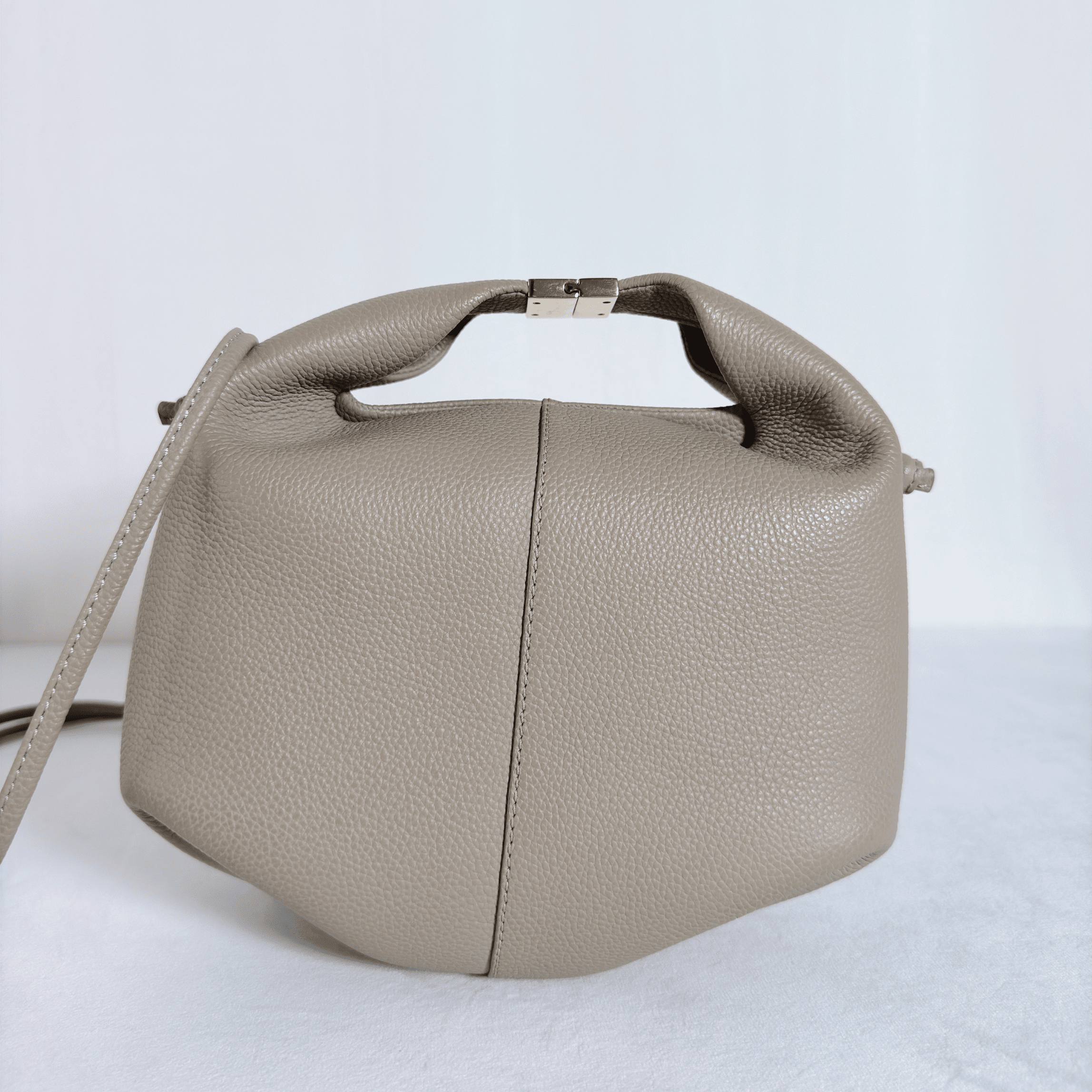 POLENE - BERI - CUIR GRAINE TAUPE - La Belle Boutique