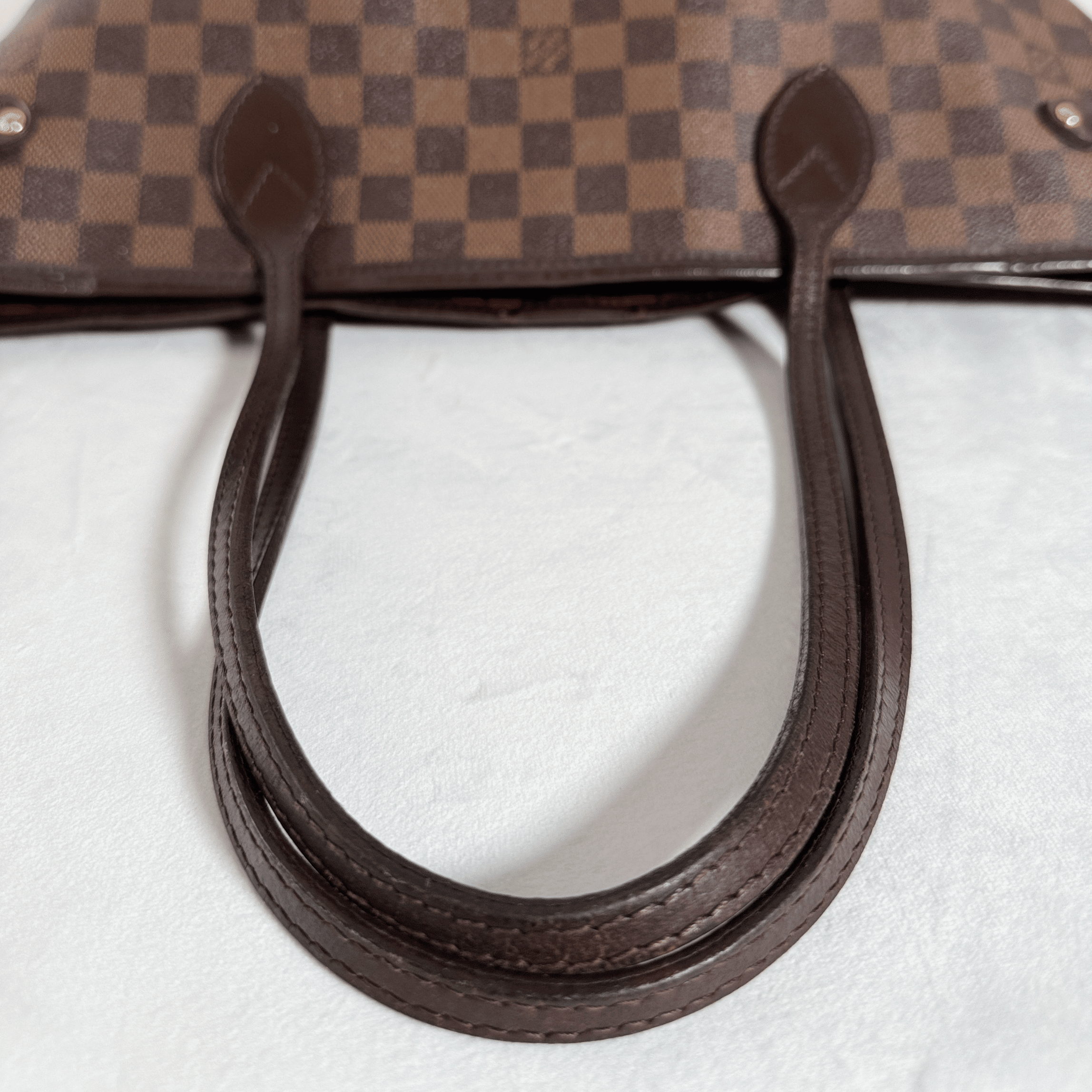 SAC LOUIS VUITTON NEVERFULL MM - TOILE DAMIER EBENE - La Belle Boutique