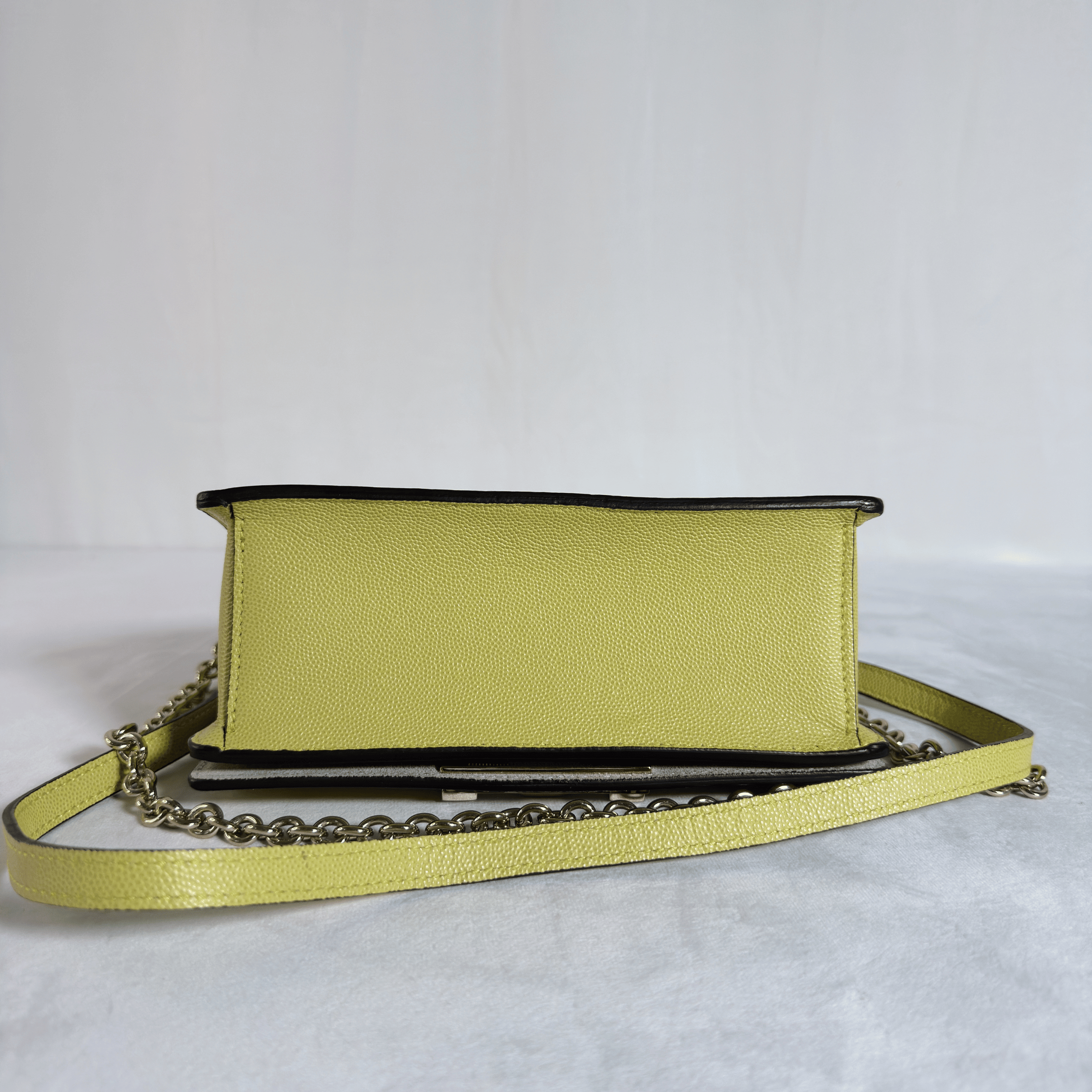 SAC BANDOULIERE FURLA MIMI CROSSBODY S - CUIR GRAINE LIME - La Belle Boutique