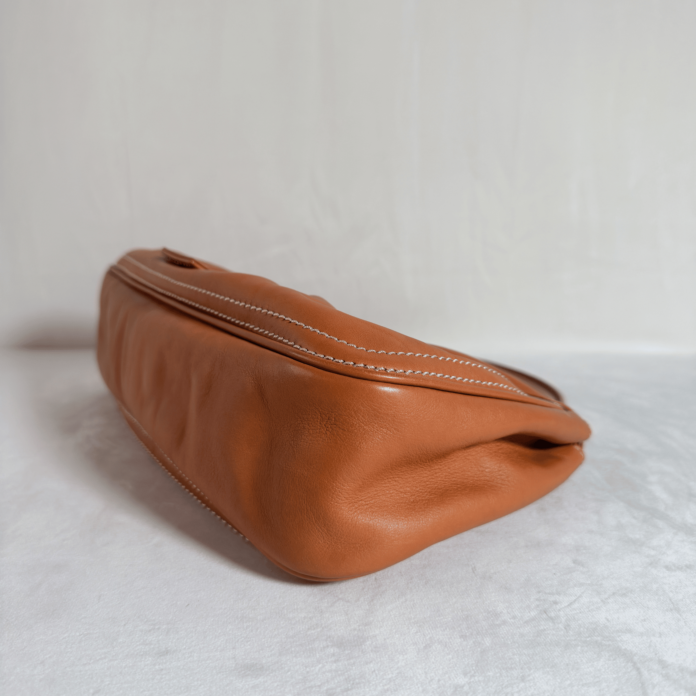 SAC CELINE BOOGIE BAG - CUIR LISSE CAMEL - VINTAGE - La Belle Boutique