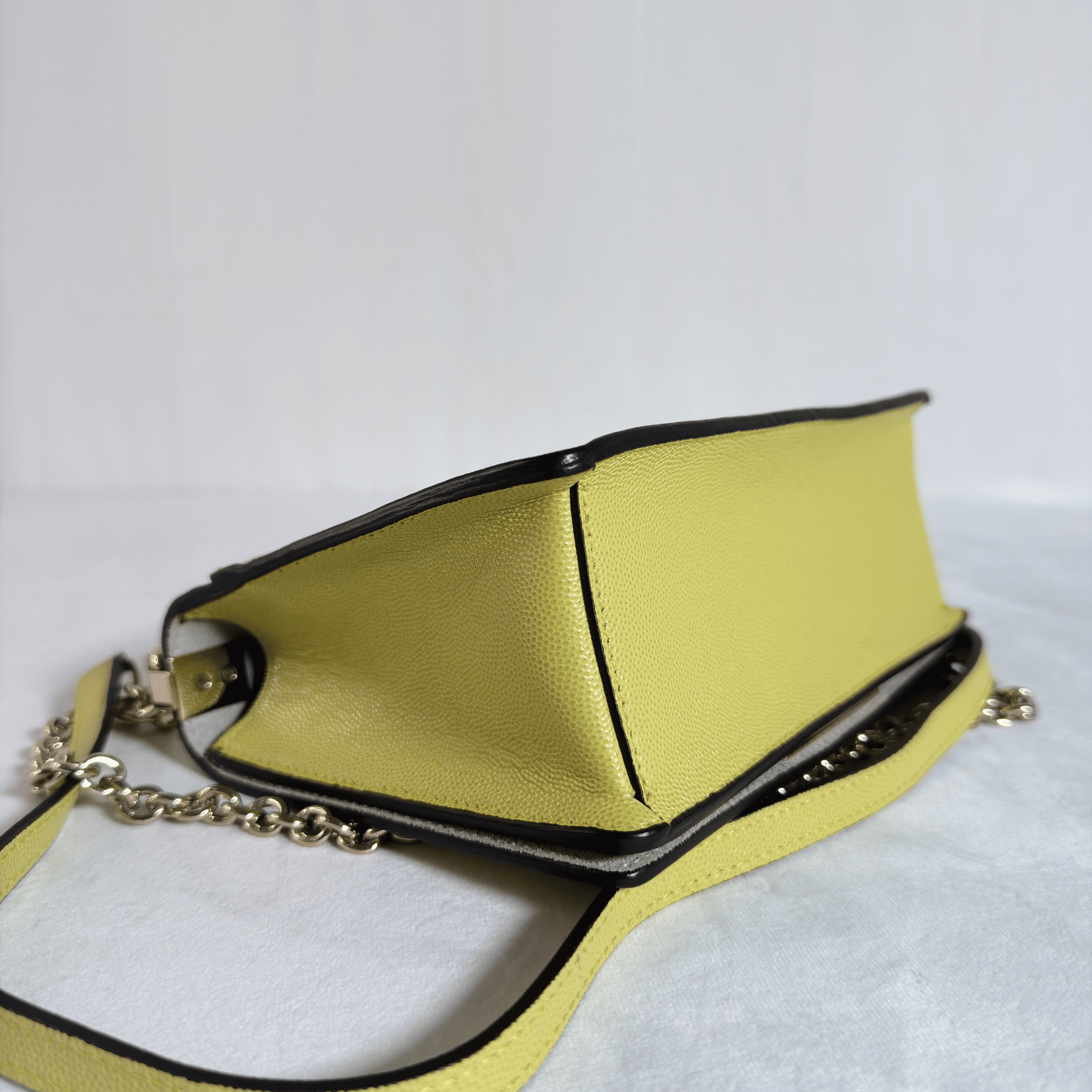 SAC BANDOULIERE FURLA MIMI CROSSBODY S - CUIR GRAINE LIME