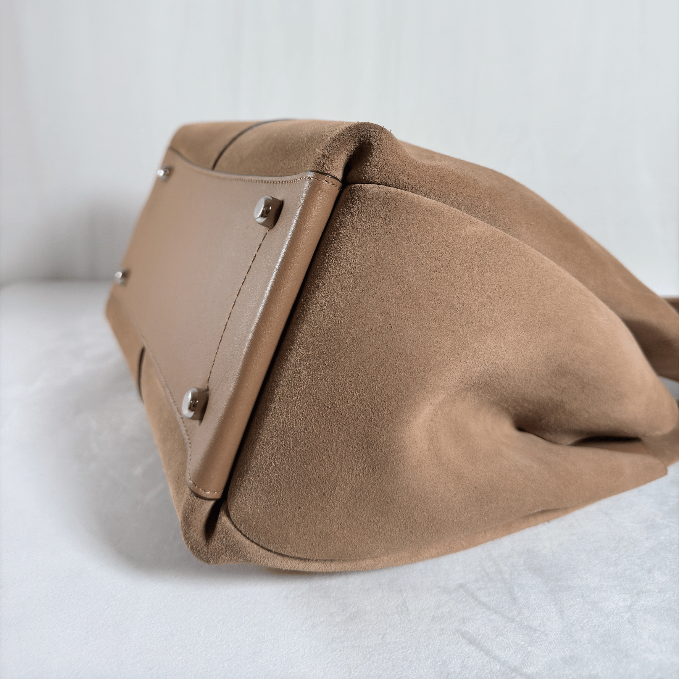 SAC EPAULE COACH LANA - DAIM SABLE