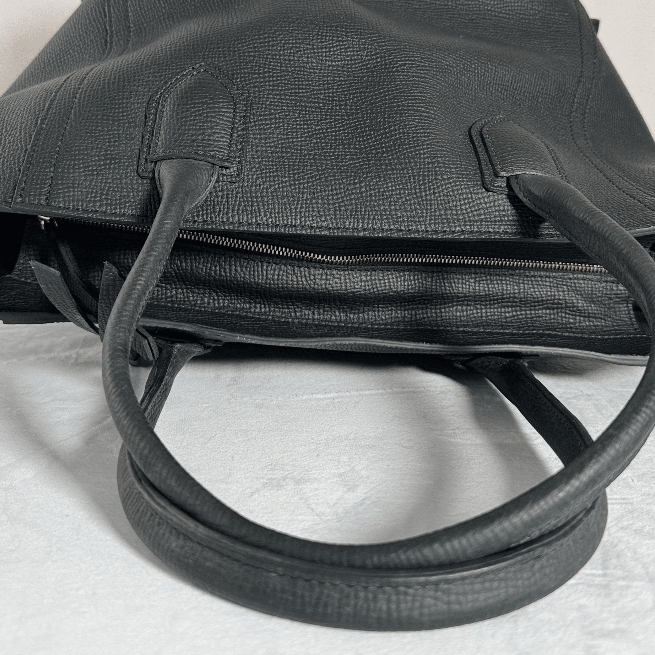 SAC LONGCHAMP MAILBOX – TAILLE L – CUIR GRAINE NOIR