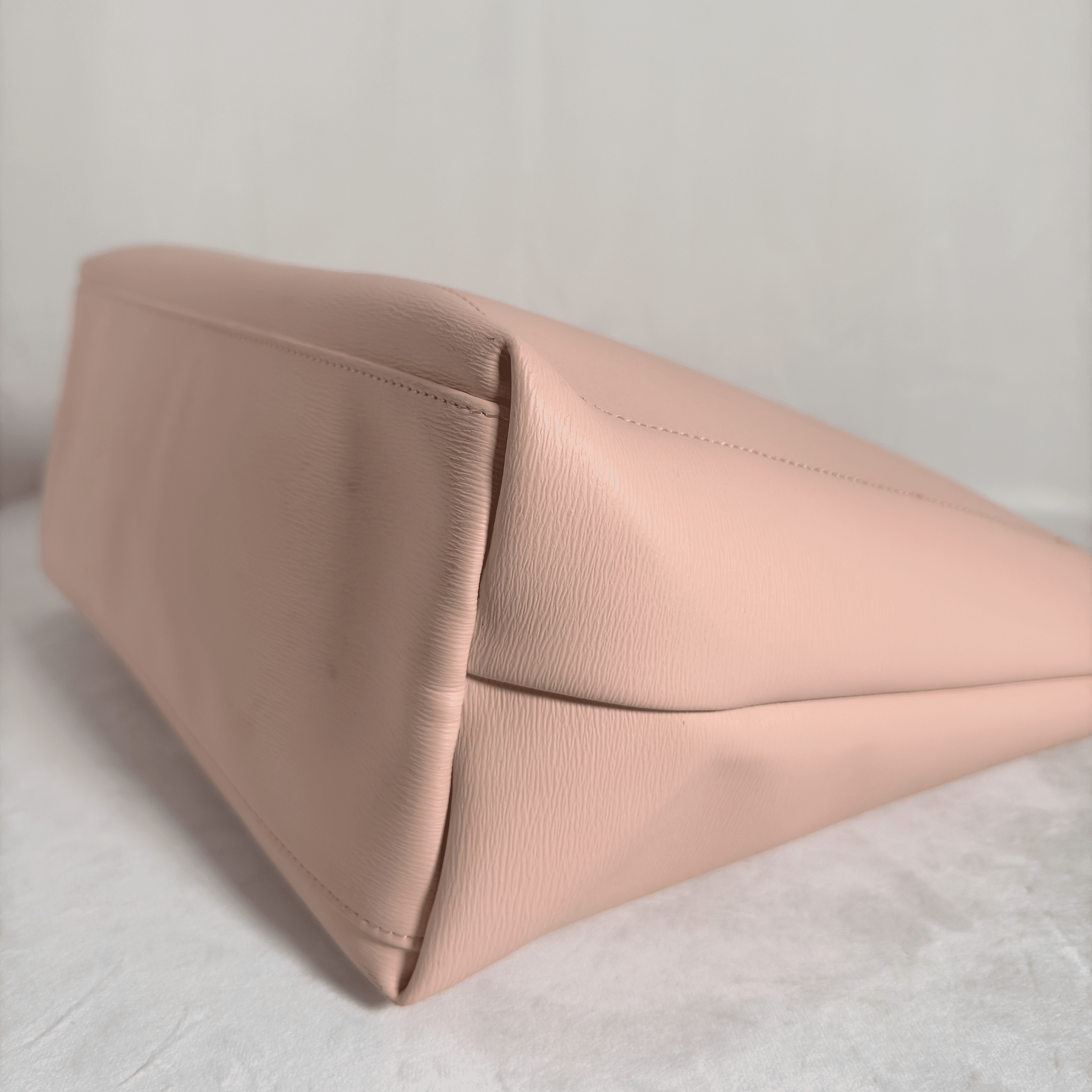SAC CABAS LONGCHAMP LE PLIAGE CUIR - ROSE POUDRE - La Belle Boutique