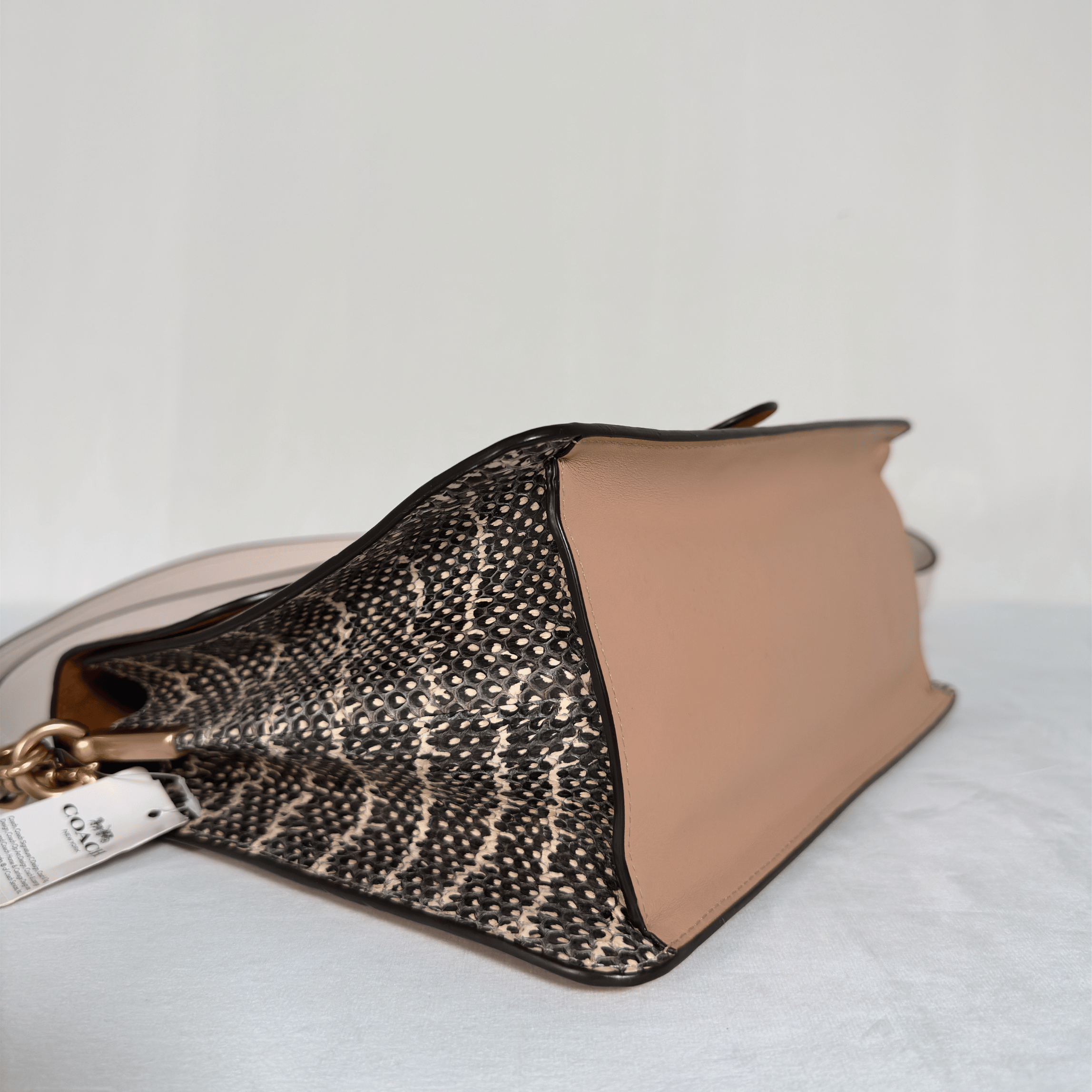 COACH - SAC TABBY - CUIR COLORBLOCK MIX MATIÈRES