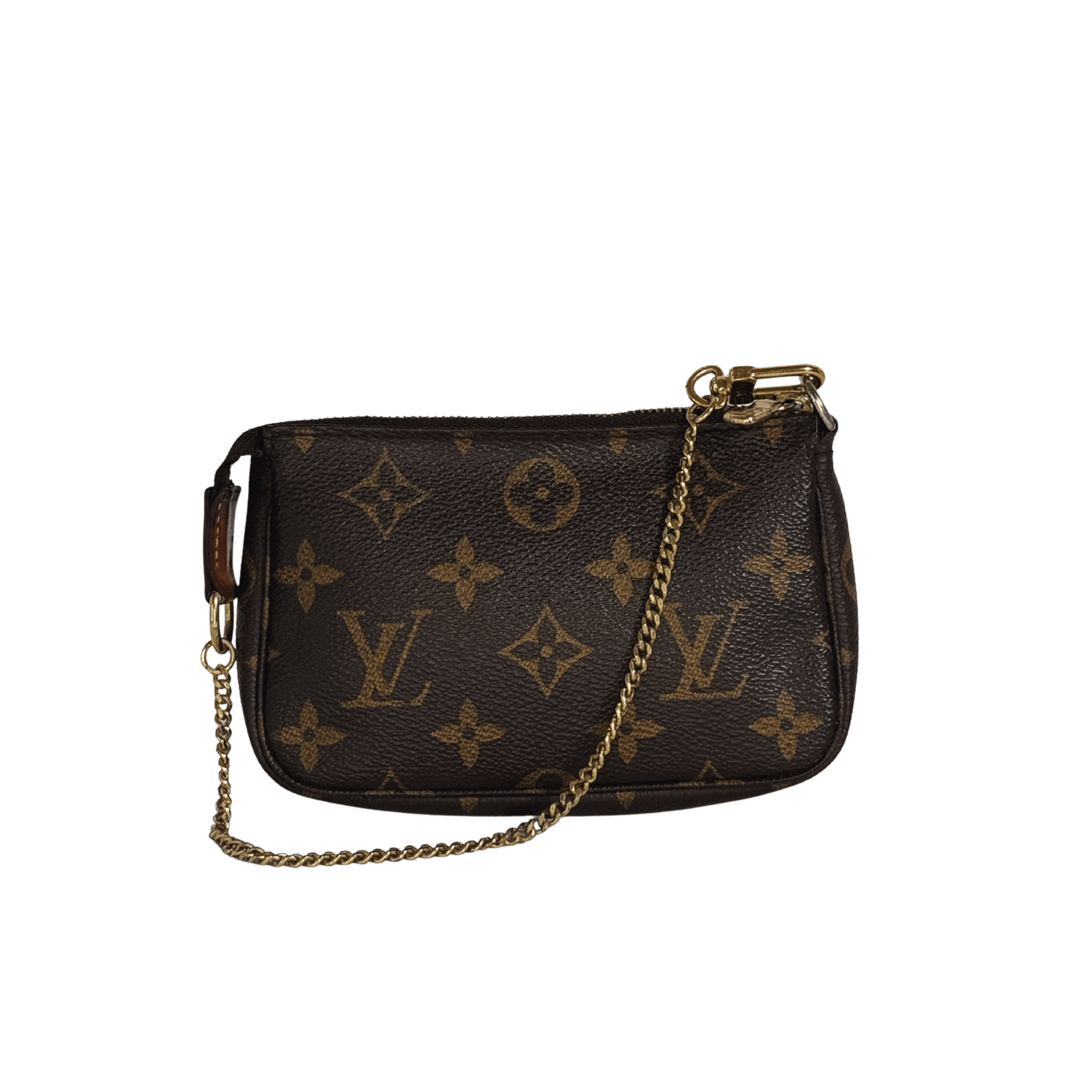 Mini Pochette Accessoires Vintage – Toile Monogramme - La Belle Boutique