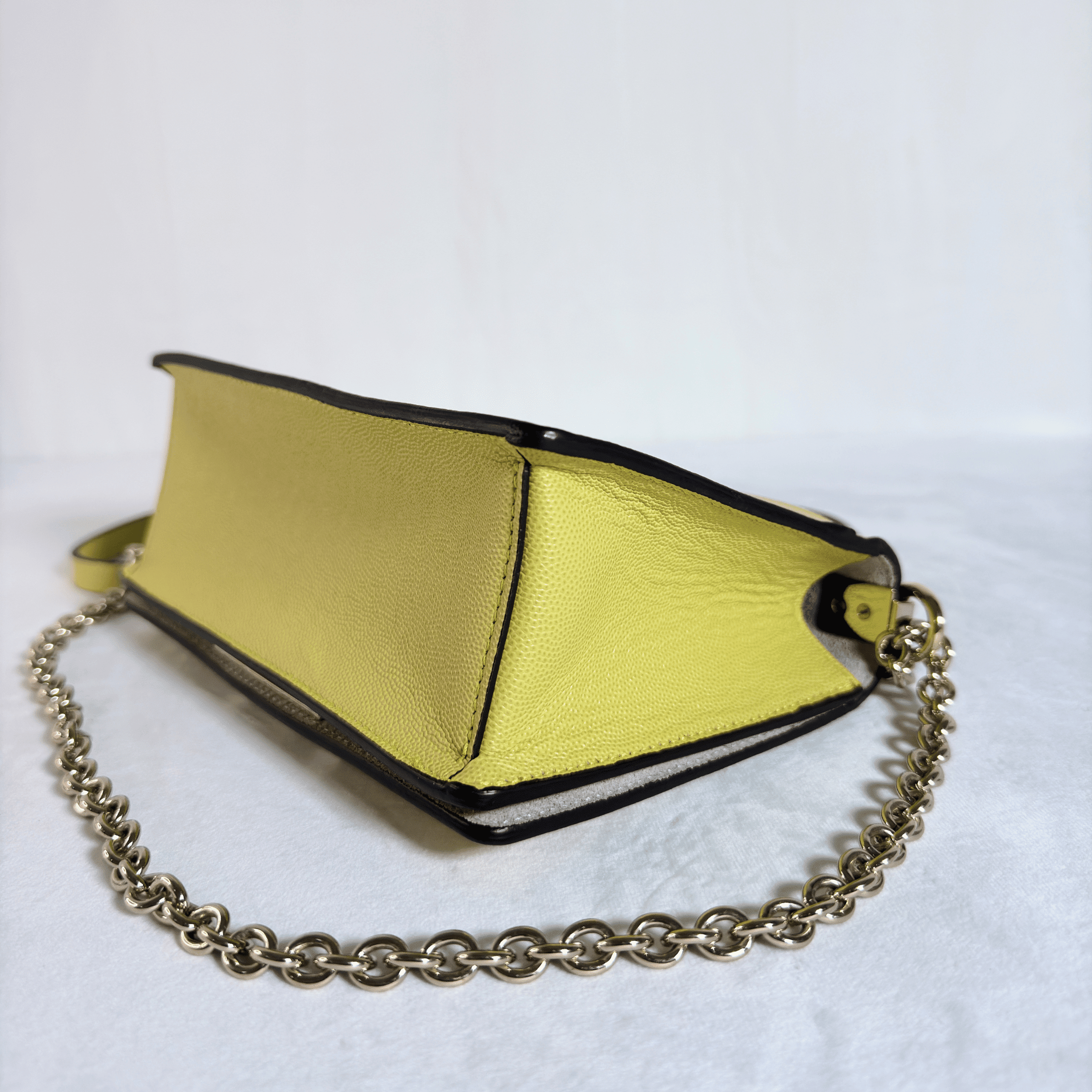 SAC BANDOULIERE FURLA MIMI CROSSBODY S - CUIR GRAINE LIME - La Belle Boutique