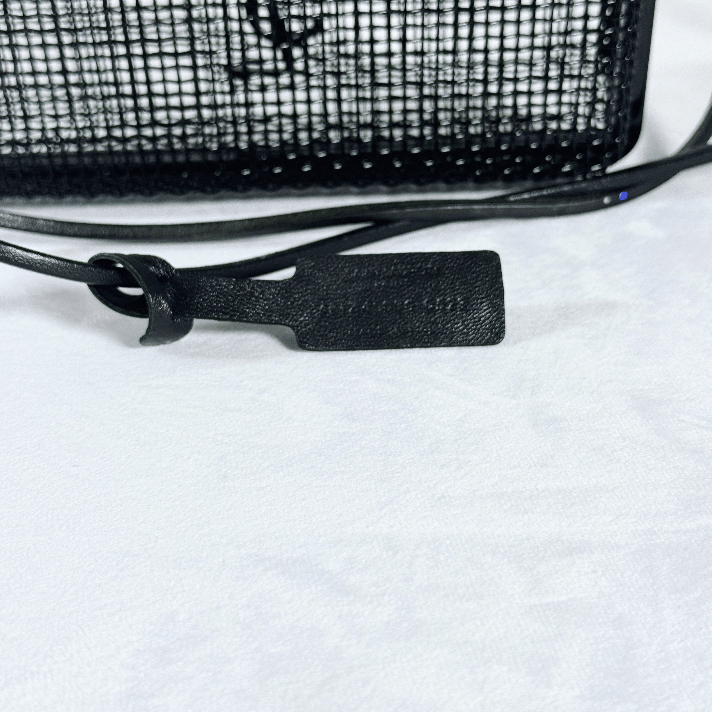 SAC BANDOULIERE SAINT LAURENT EVENING CAGE - METAL NOIR MAT - La Belle Boutique