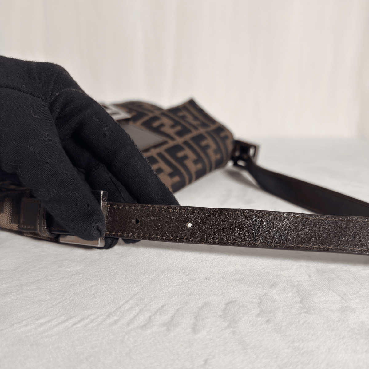 FENDI BAGUETTE - TOILE ZUCCA VINTAGE - La Belle Boutique