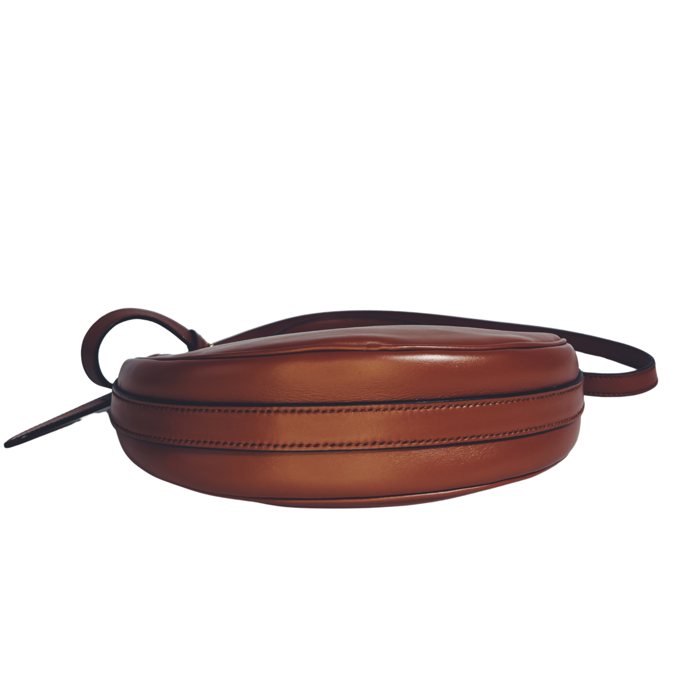 Sac Prada Arqué – Cuir cognac