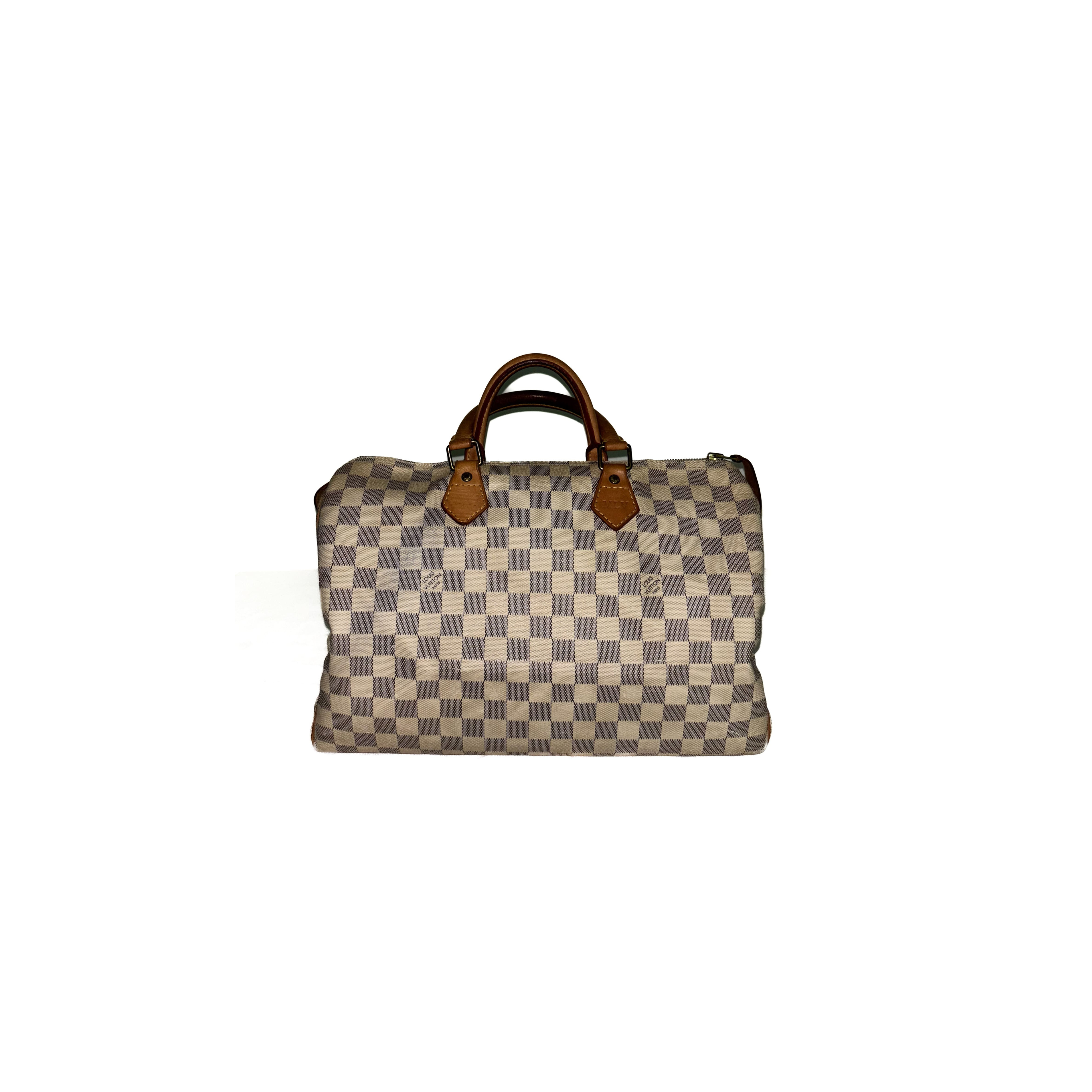Sac à main Speedy 35 damier azur Louis Vuitton