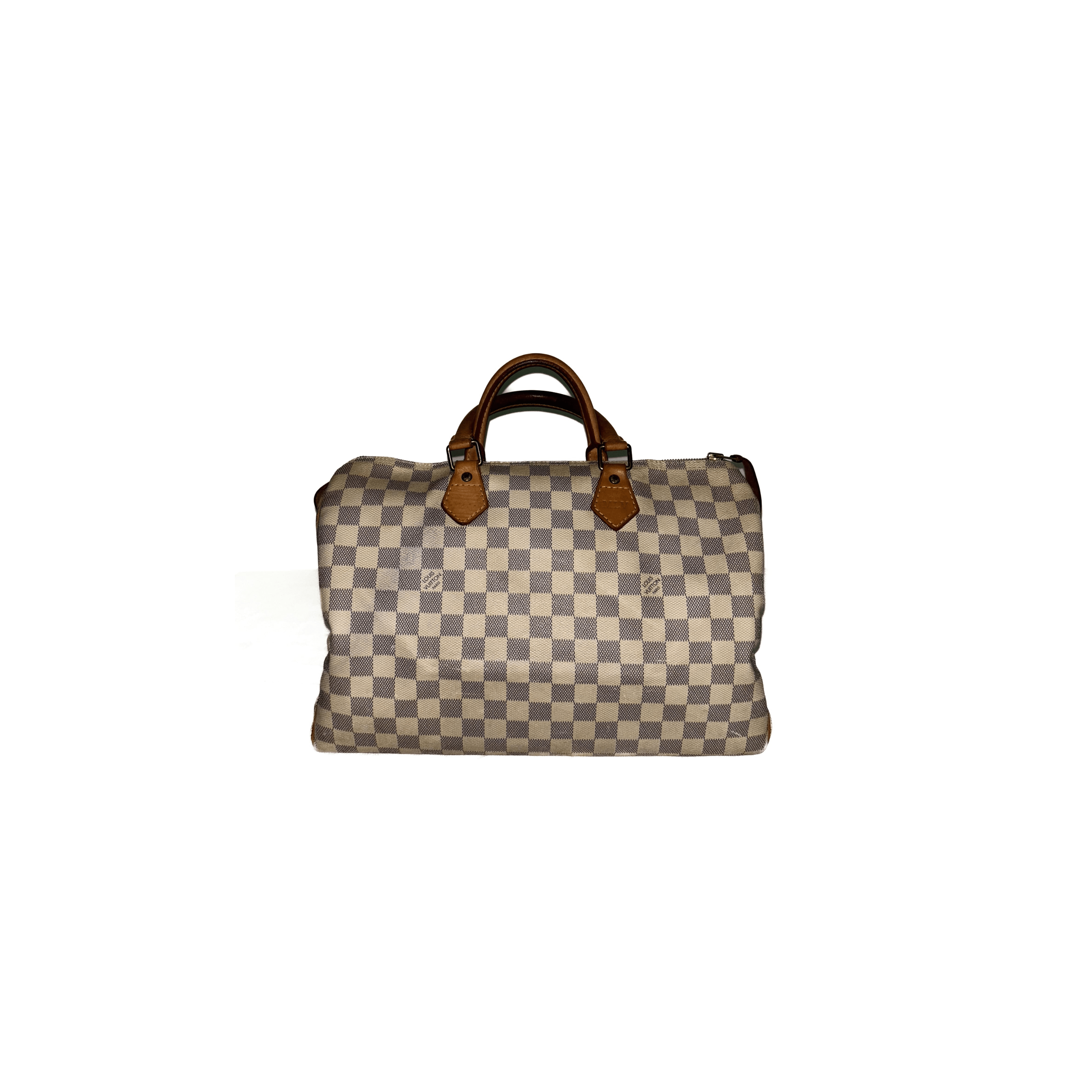 Sac à main Speedy 35 damier azur Louis Vuitton - La Belle Boutique