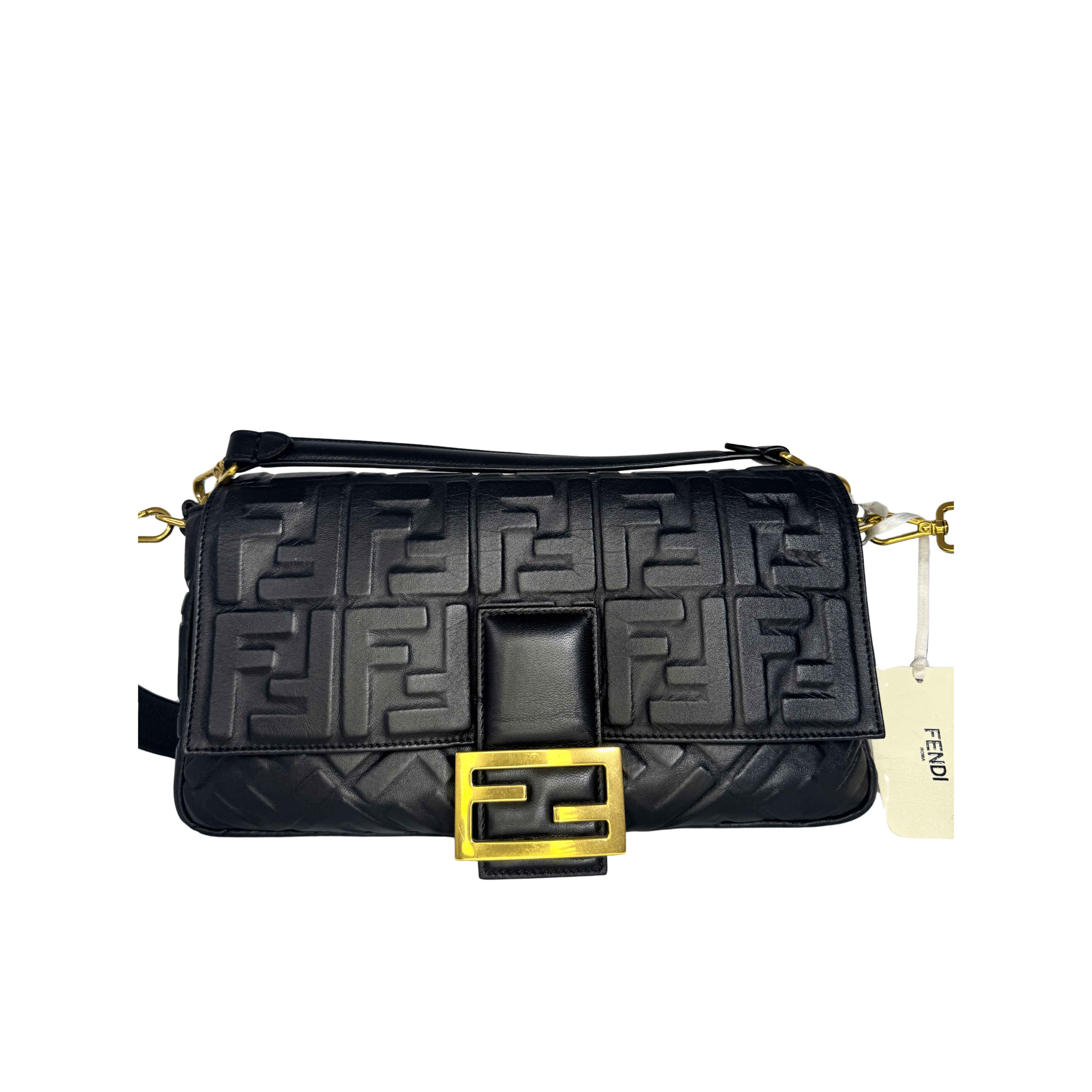 Sac Baguette Fendi – Cuir nappa noir - La Belle Boutique