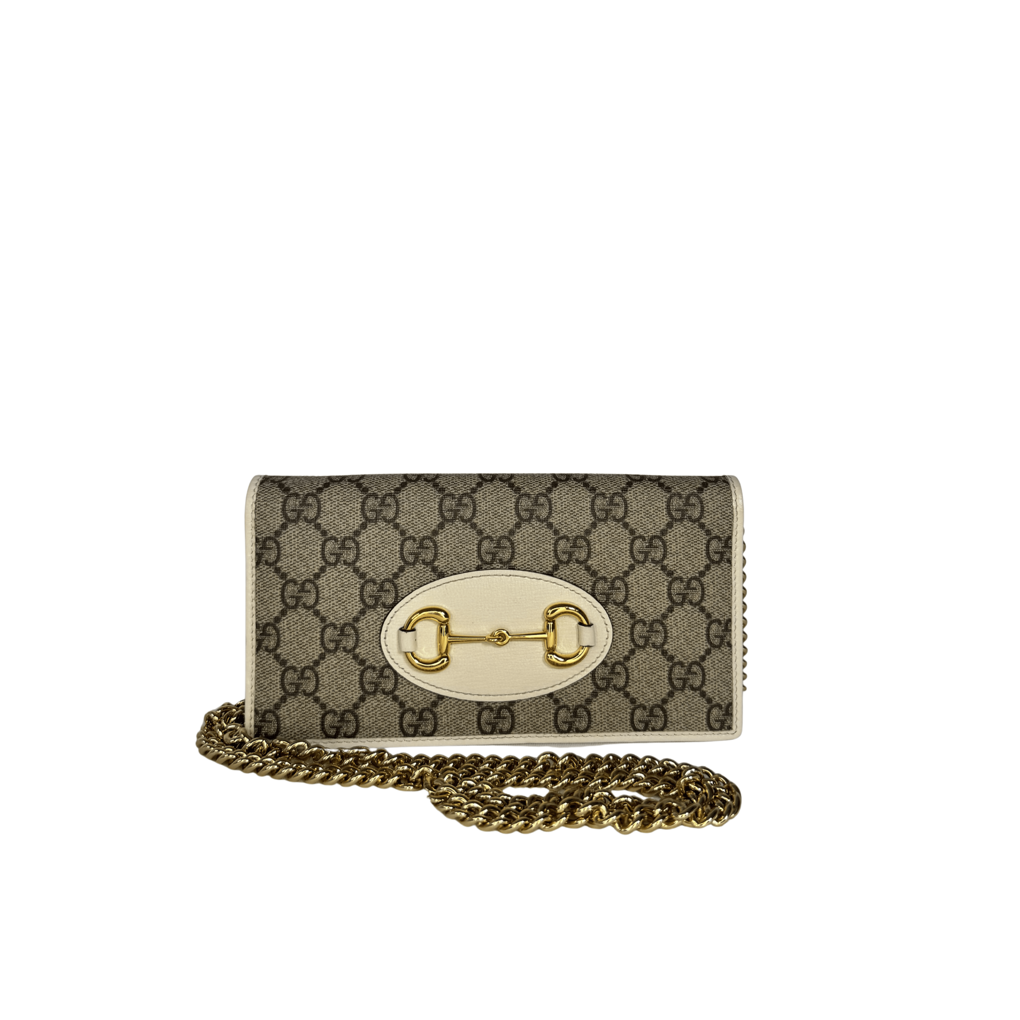 Sac Wallet on Chain Horsebit 1955 Gucci – GG Supreme - La Belle Boutique