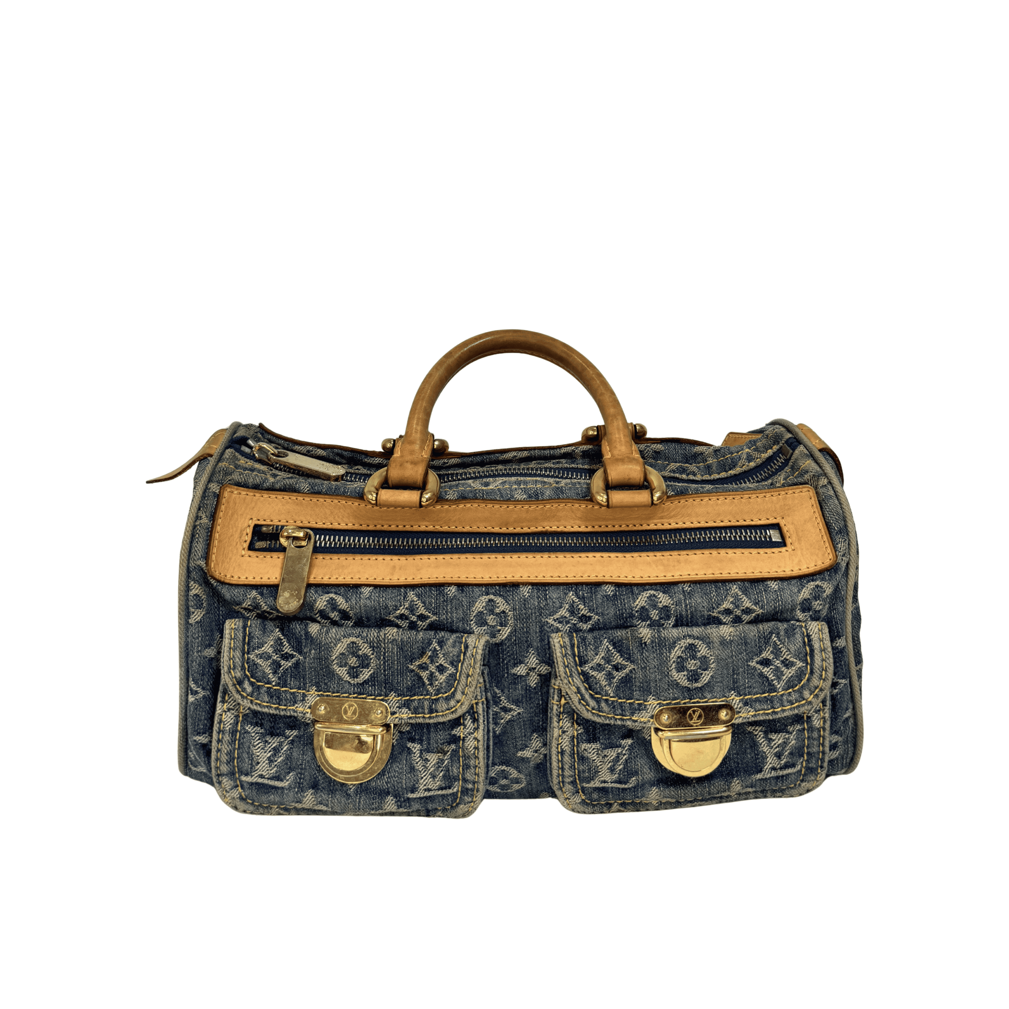 Sac Néo Speedy Louis Vuitton – Denim Monogram - La Belle Boutique
