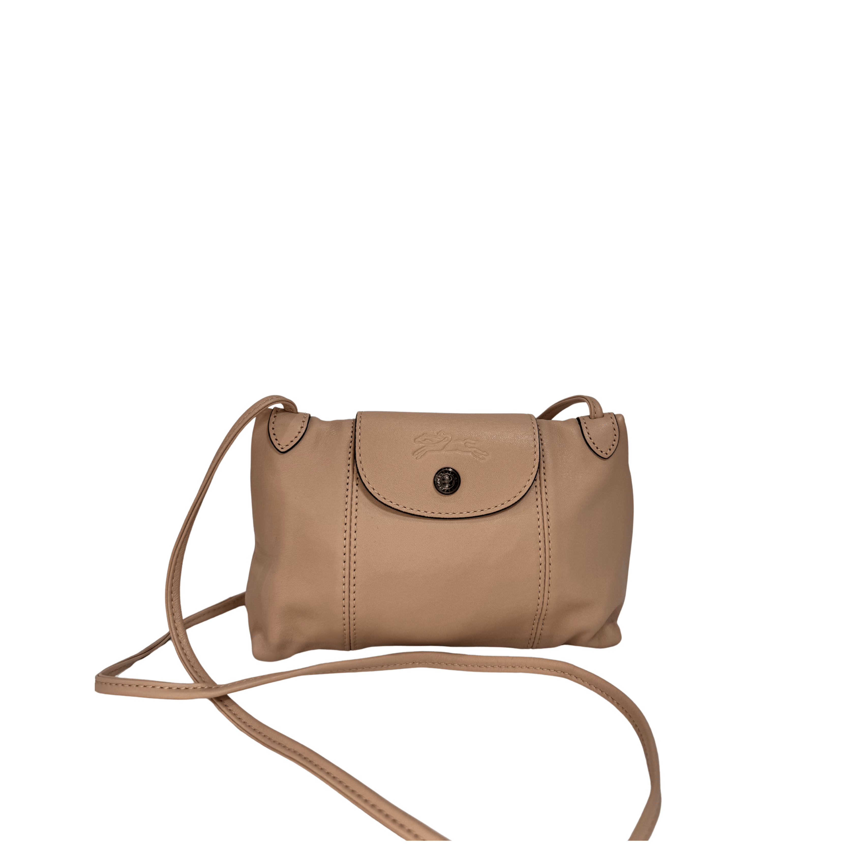 Sac bandoulière Le Pliage Cuir Longchamp