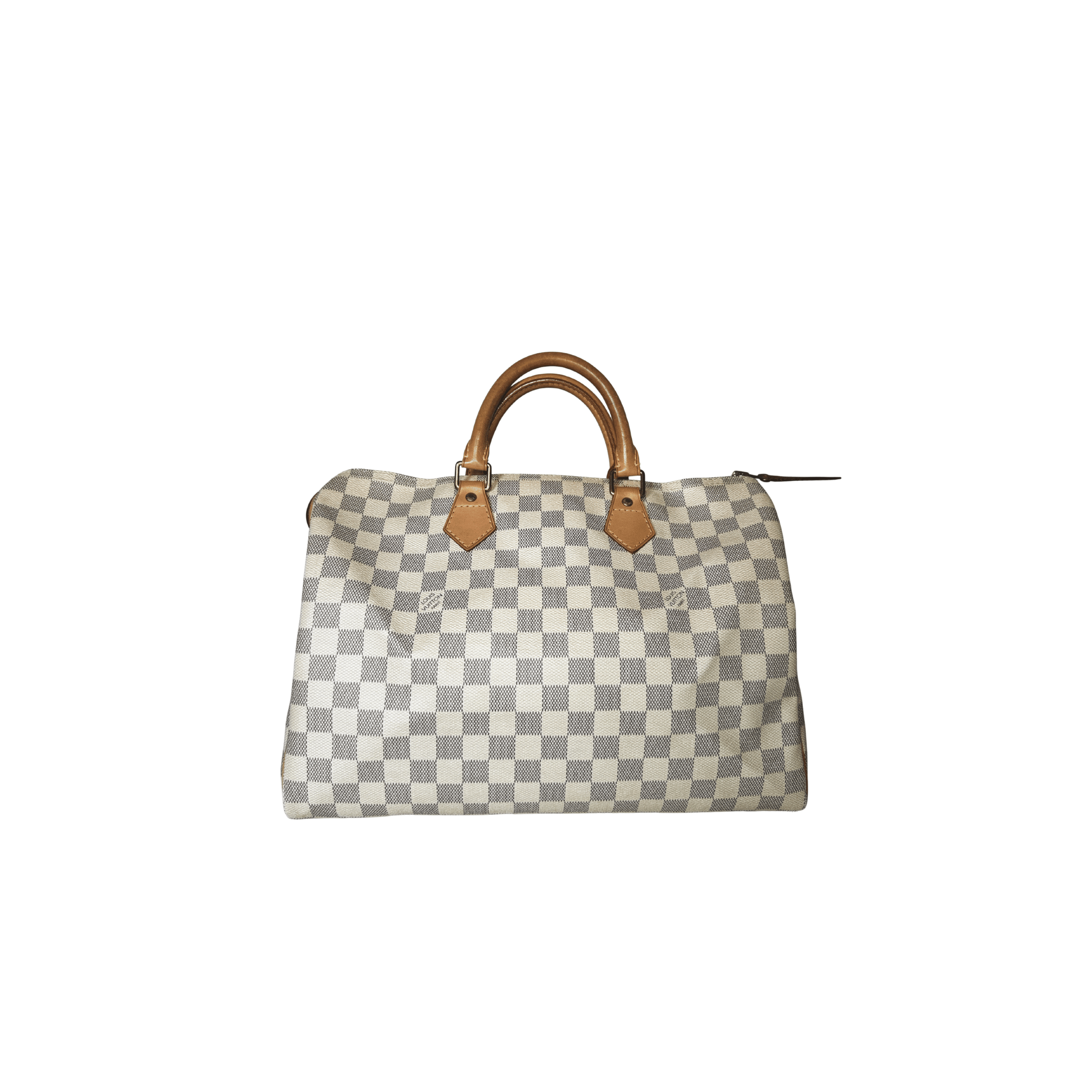 SAC LOUIS VUITTON SPEEDY 35 TOILE DAMIER AZUR VINTAGE - La Belle Boutique