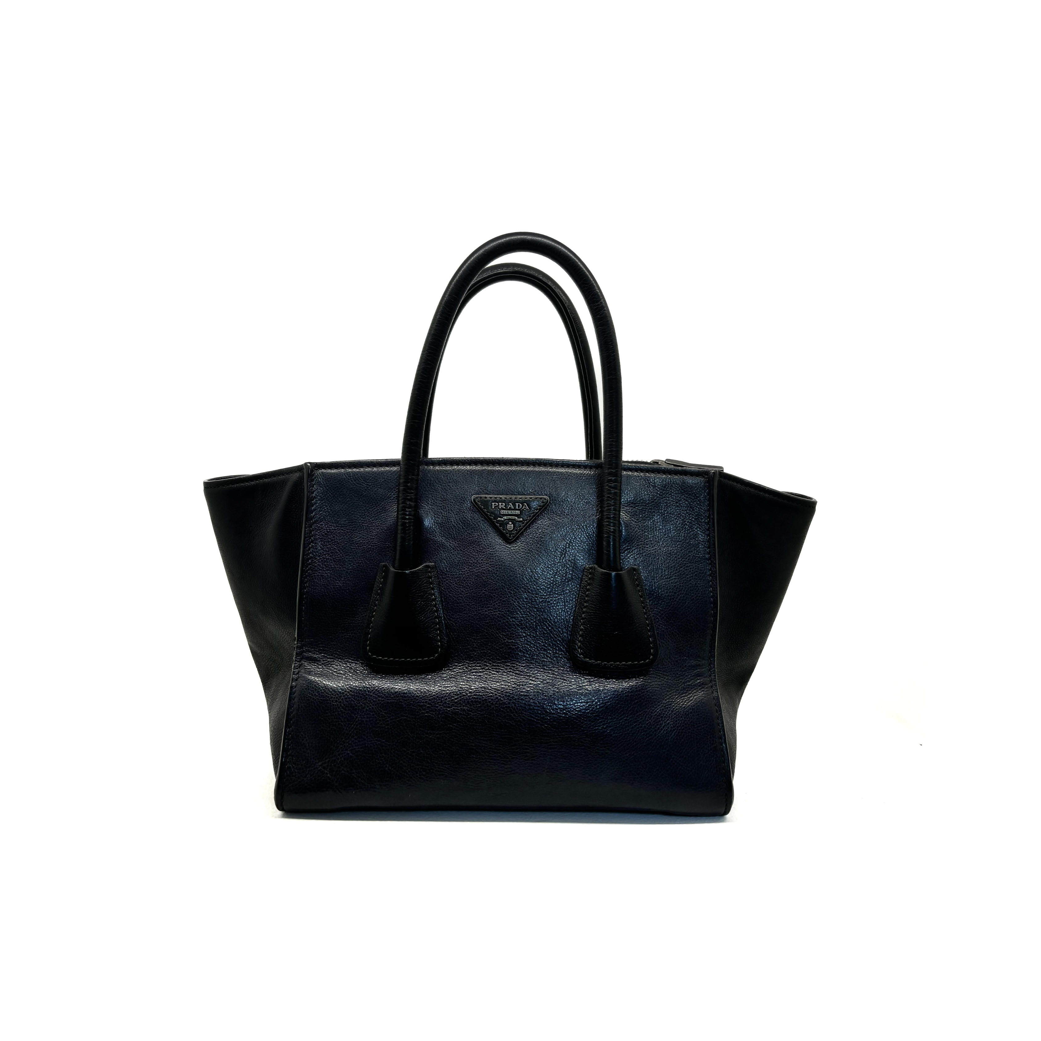 Sac à main double anse Prada