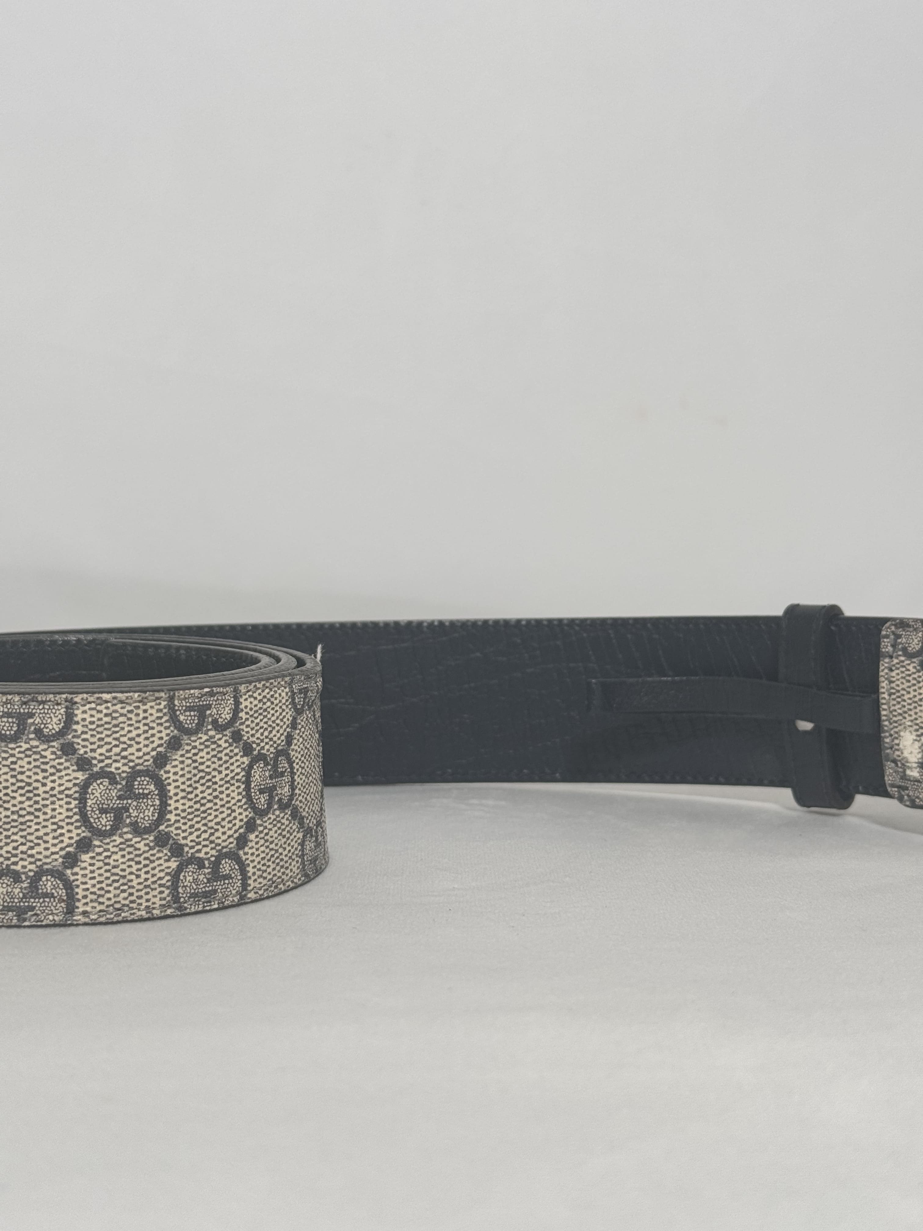 Ceinture Gucci GG Canvas Beige