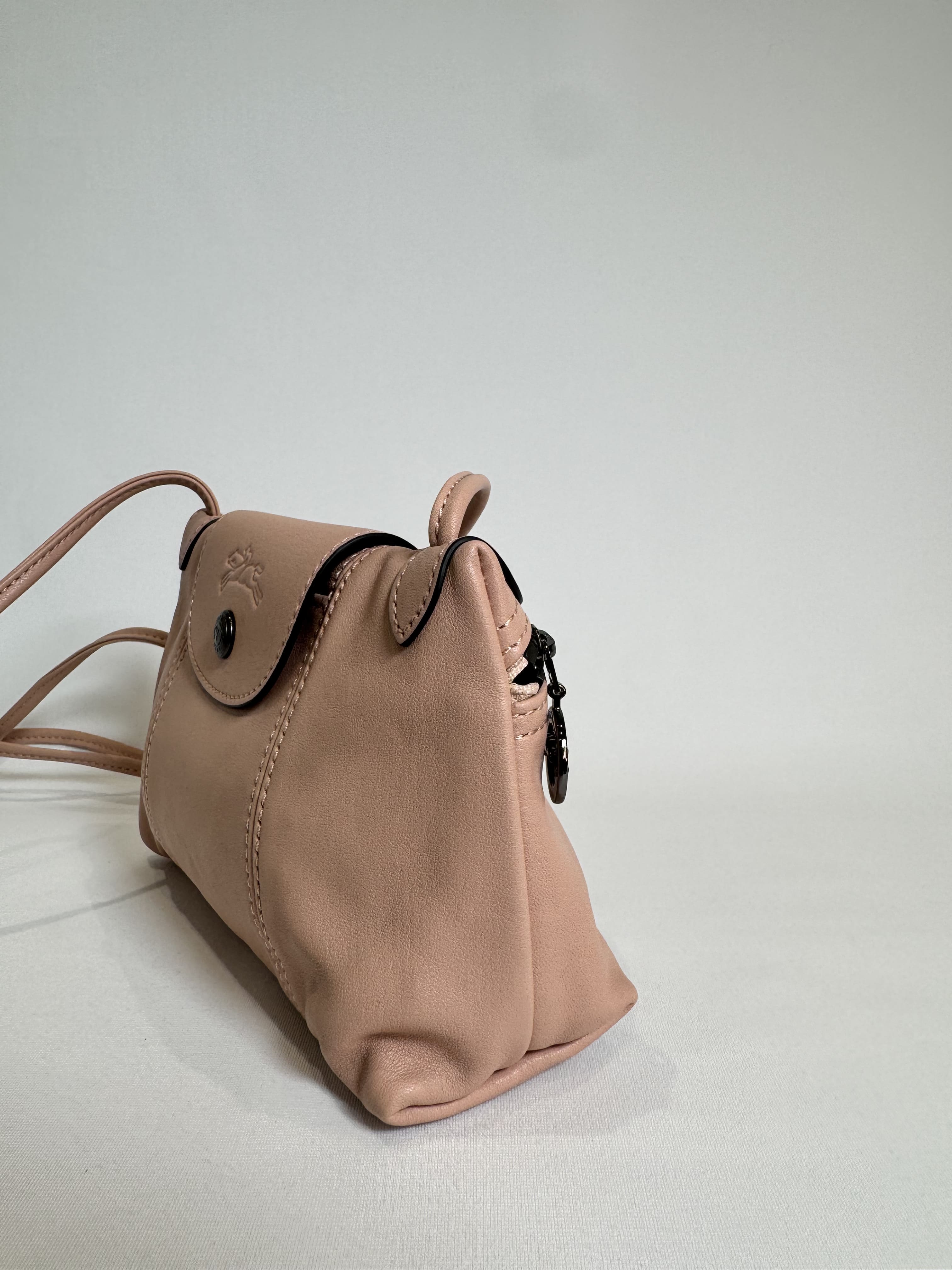 Sac bandoulière Le Pliage Cuir Longchamp