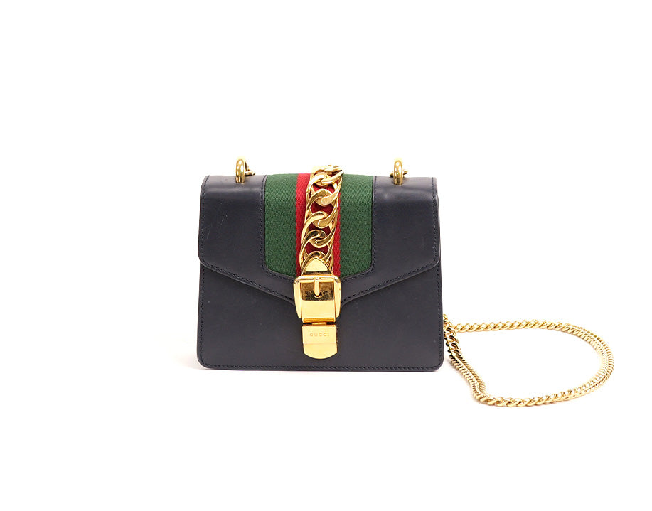 Sac à main chaîne Sylvie Gucci