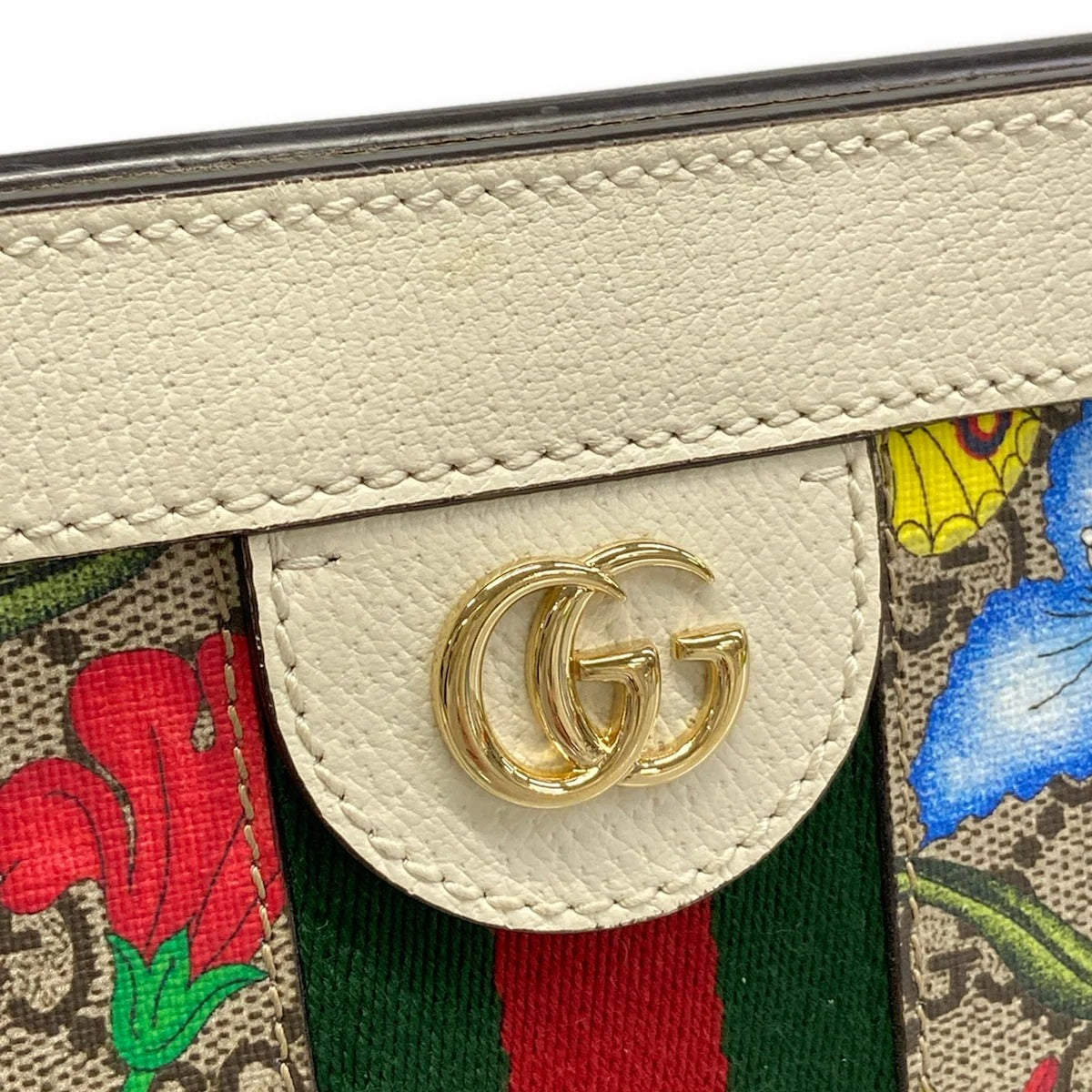 GUCCI - POCHETTE OPHIDIA GG FLORA - TOILE GG SUPREME IMPRIME FLORAL