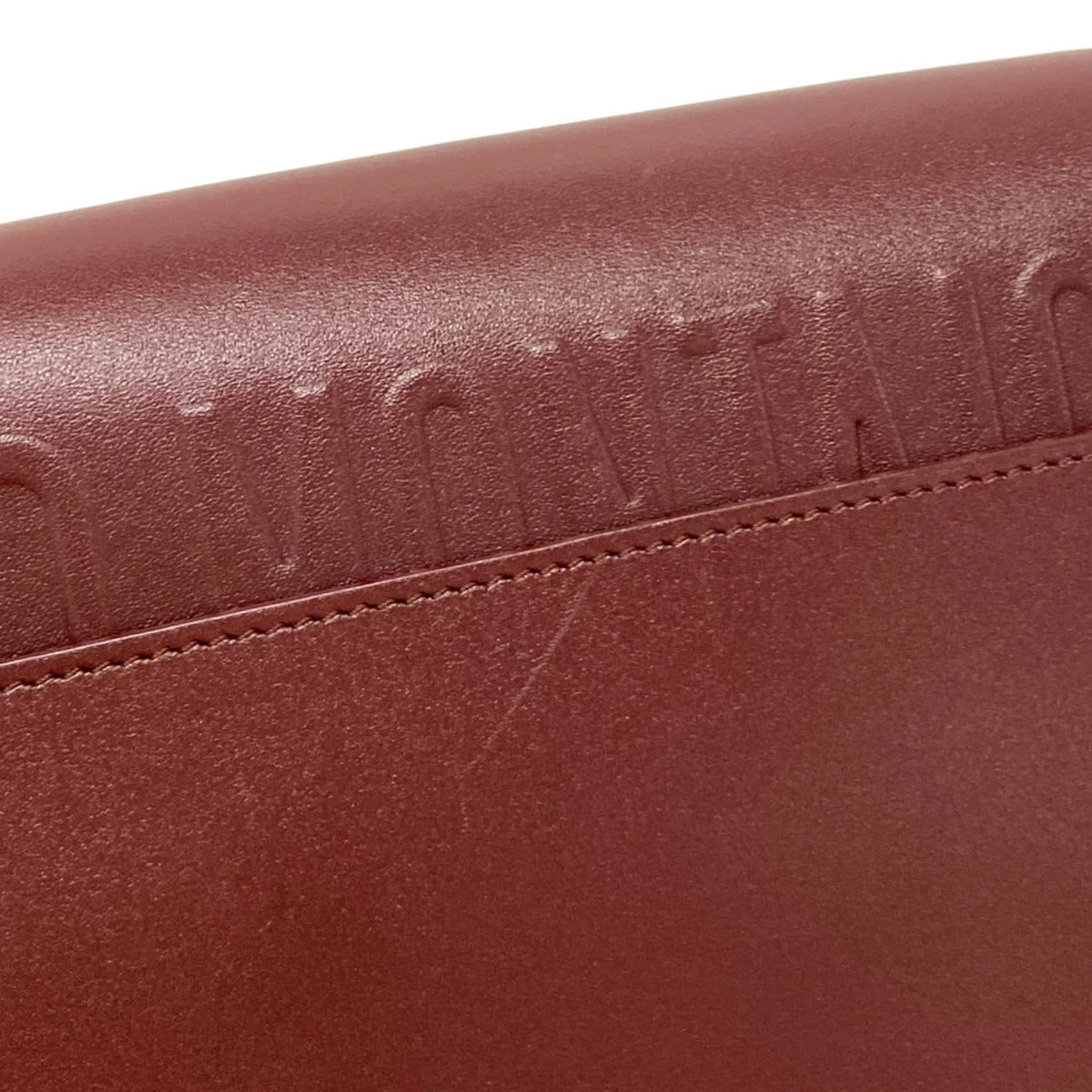 DIOR - BOBBY MEDIUM - CUIR BOX CALF BORDEAUX