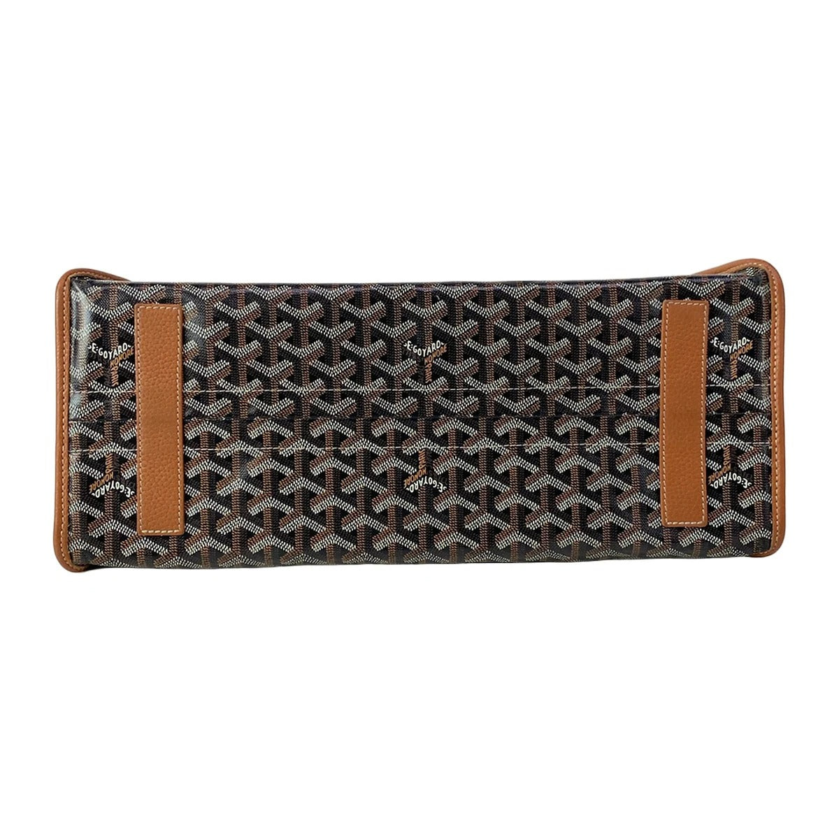 GOYARD - HARDI PM - TOILE GOYARDINE NOIRE CUIR CAMEL