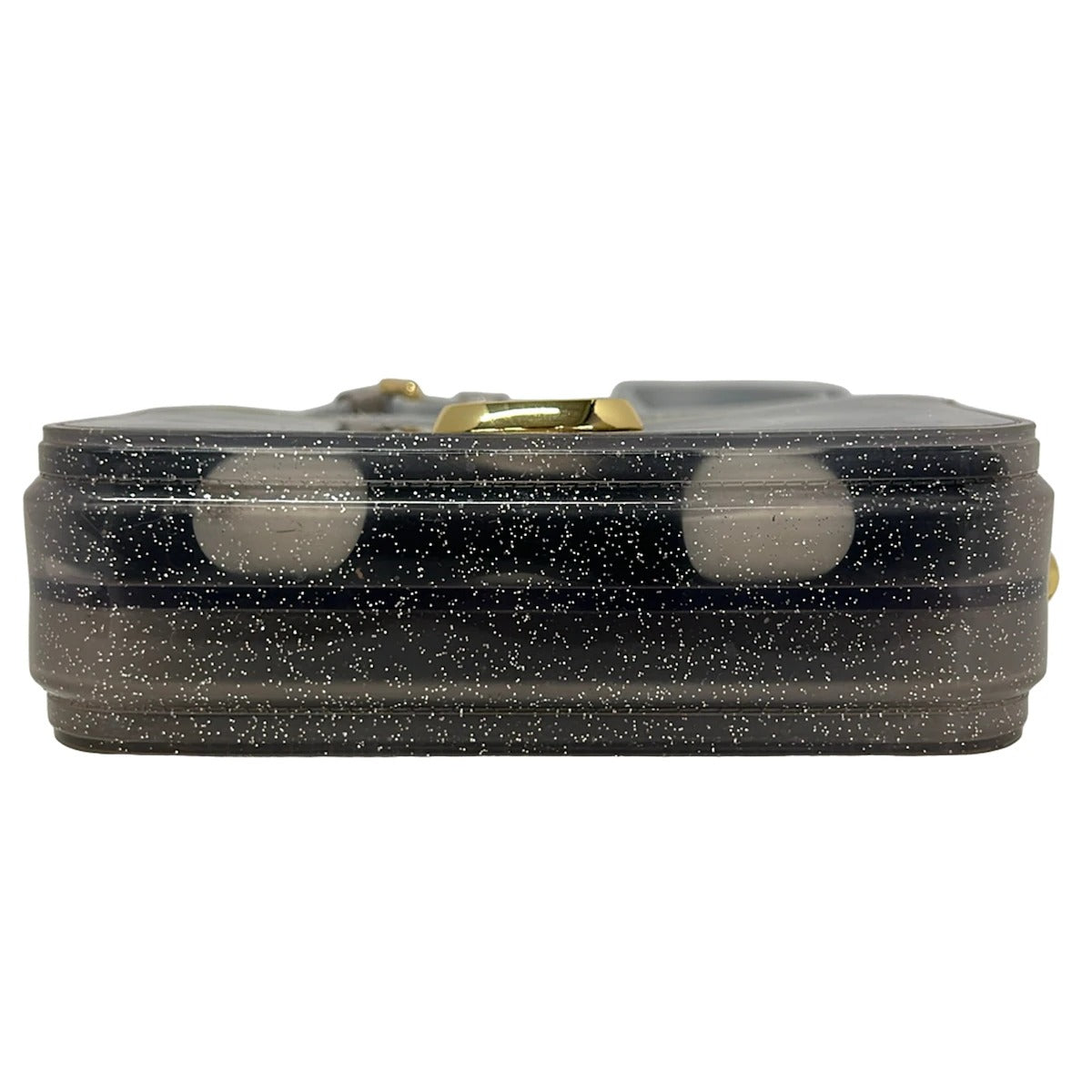 MARC JACOBS - THE JELLY SNAPSHOT - GRIS PAILLETÉ TRANSPARENT - 2 BANDOULIÈRES
