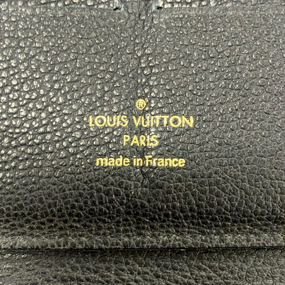 LOUIS VUITTON - PORTEFEUILLE ZIPPY - CUIR MONOGRAM EMPREINTE NOIR