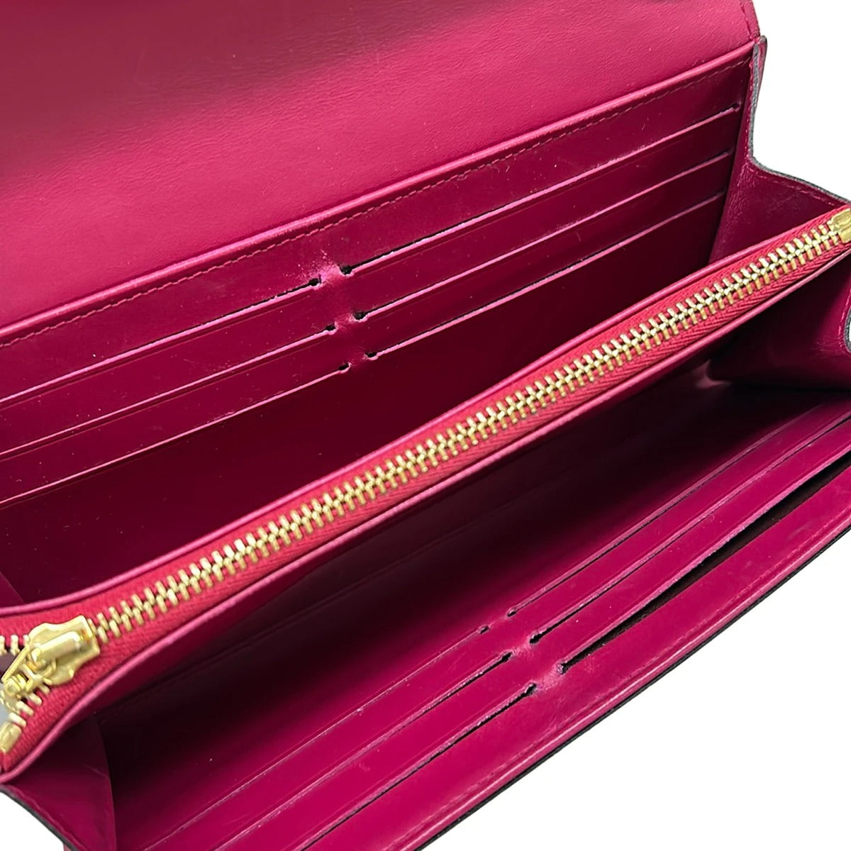 LOUIS VUITTON - Wallet on chain Sarah Monogram Vernis M90087 Rose Indian