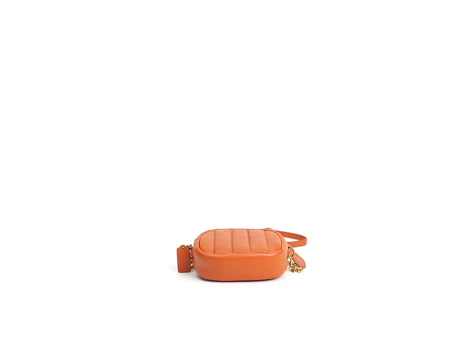 Quilted leather shoulder bag