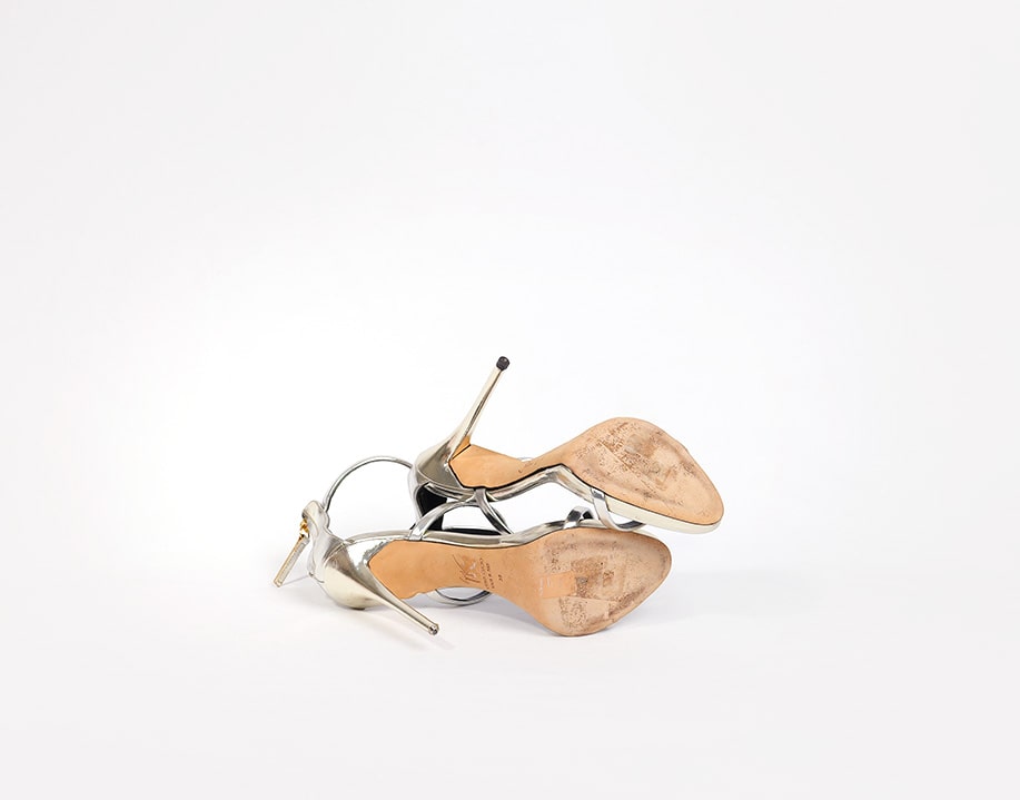 Sandales Harmony argent Giuseppe Zanotti