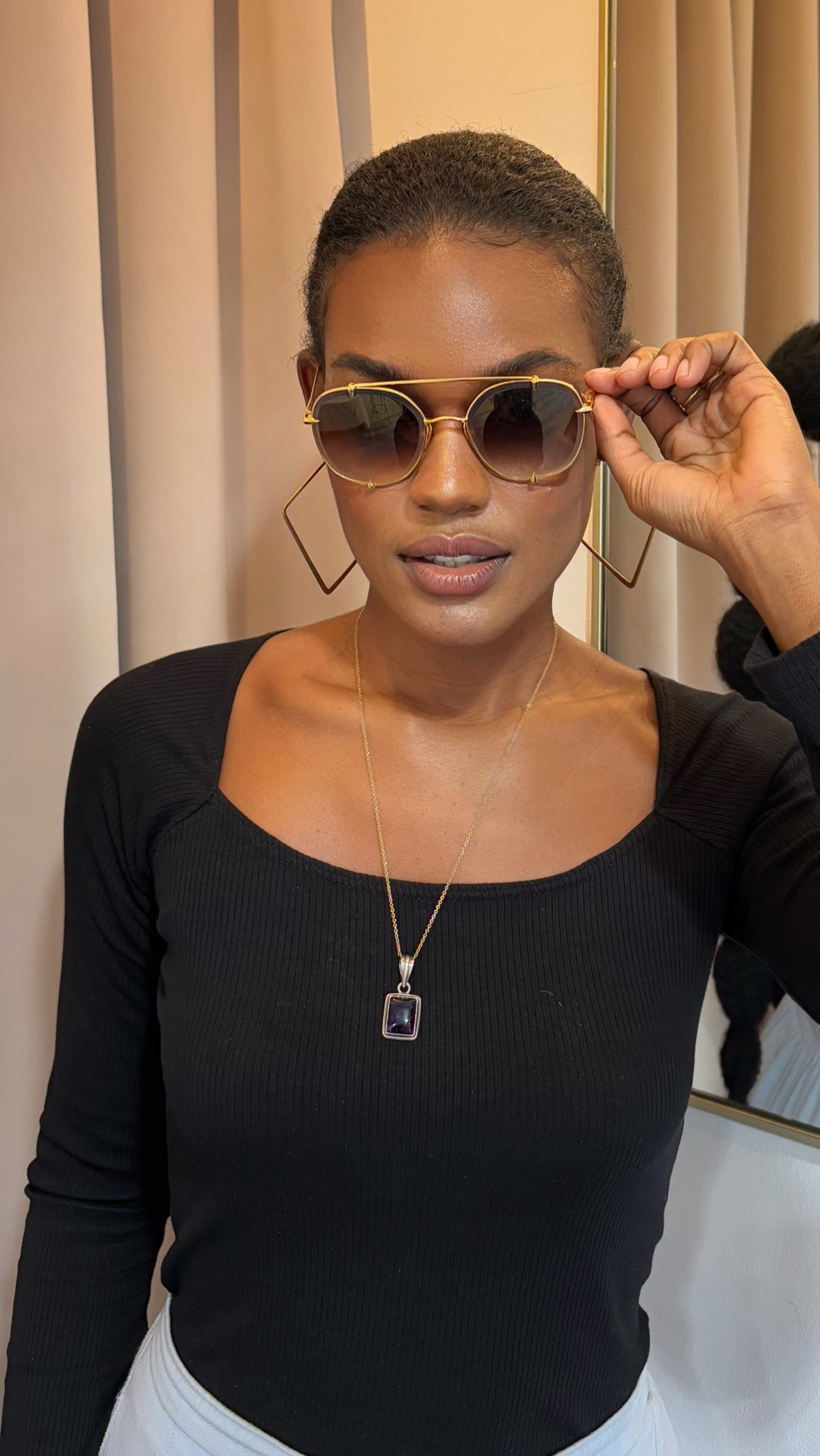 Lunettes de soleil Talon-two C gold Dita