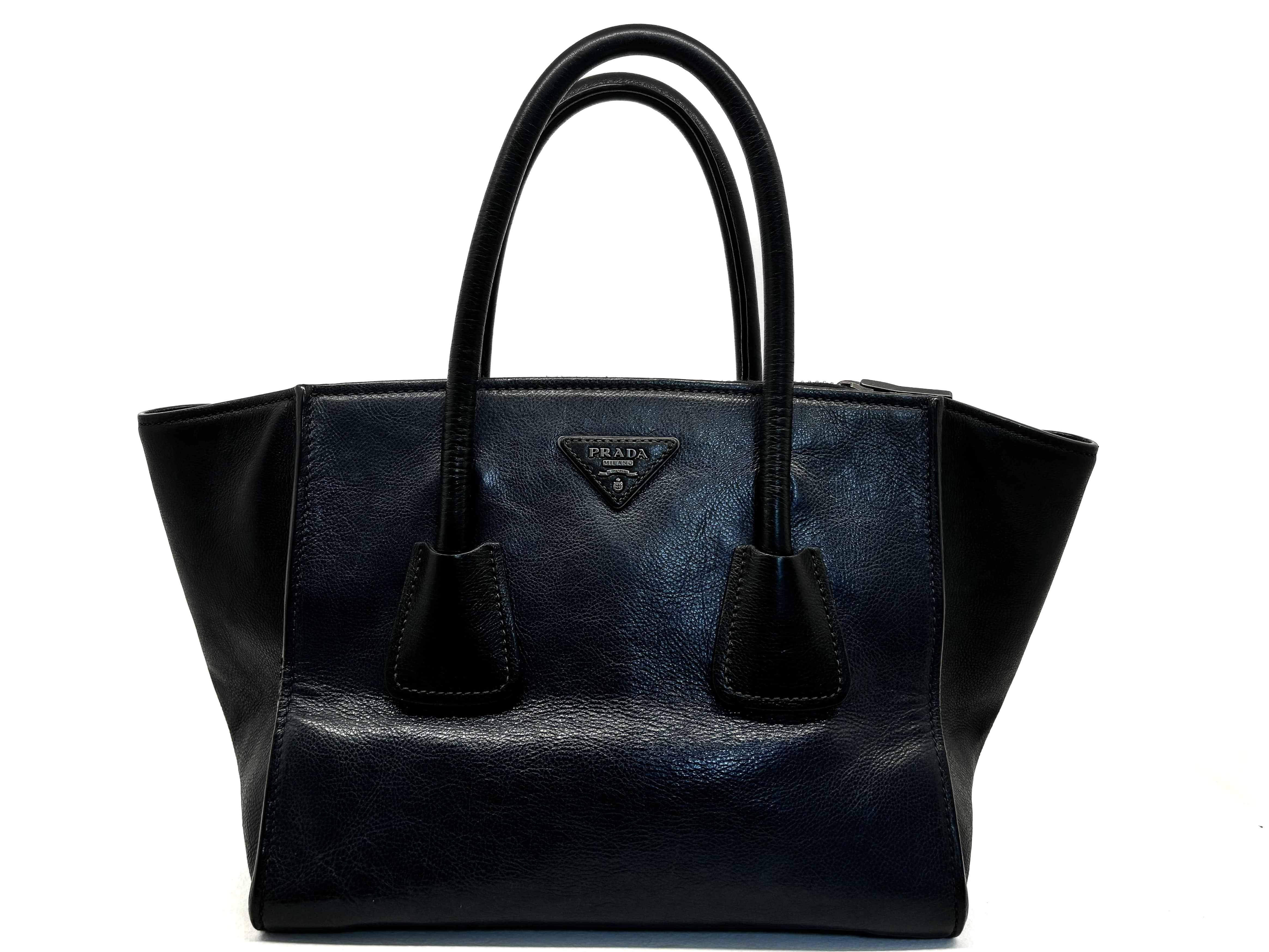 Sac à main double anse Prada