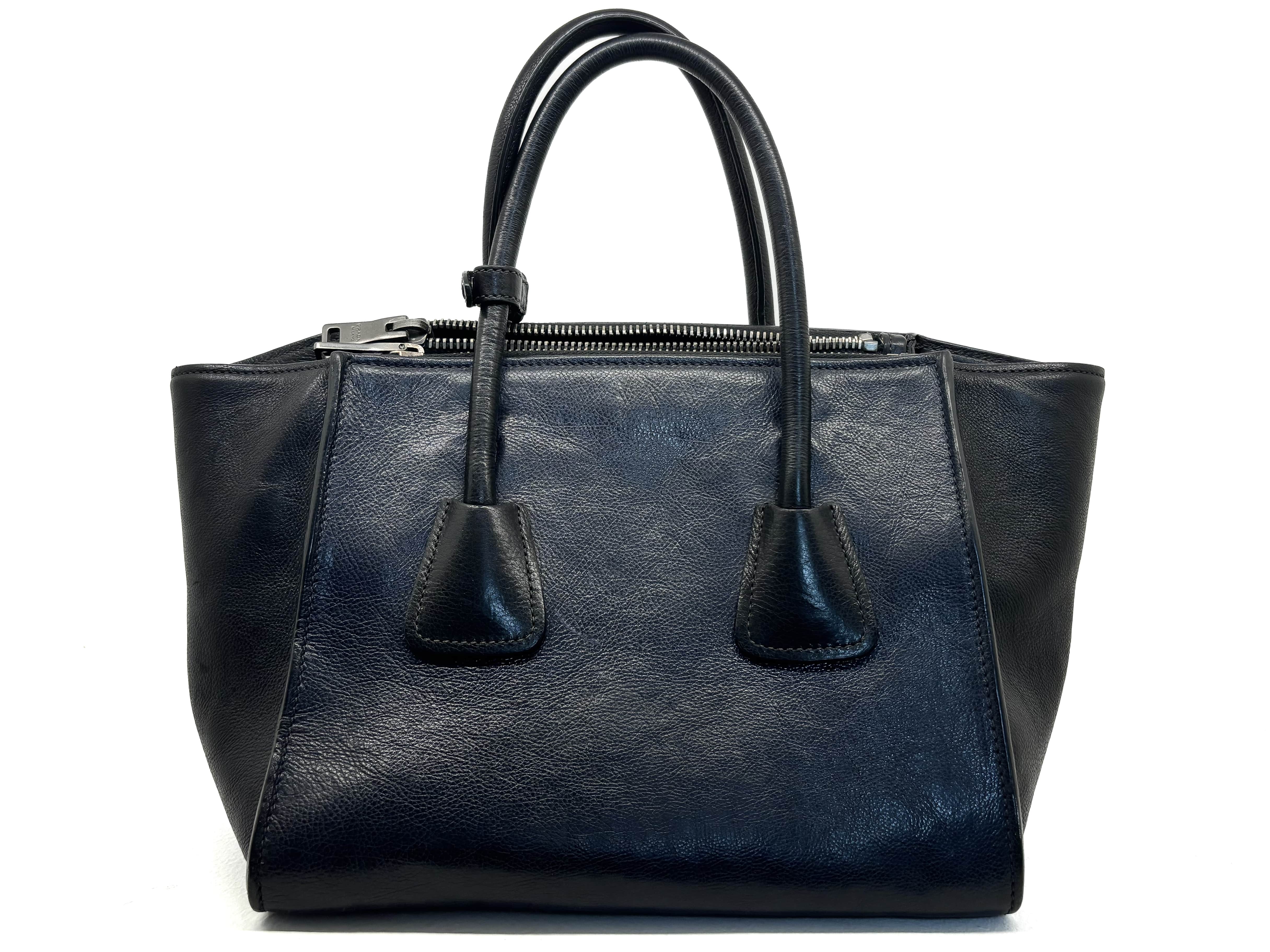 Sac à main double anse Prada
