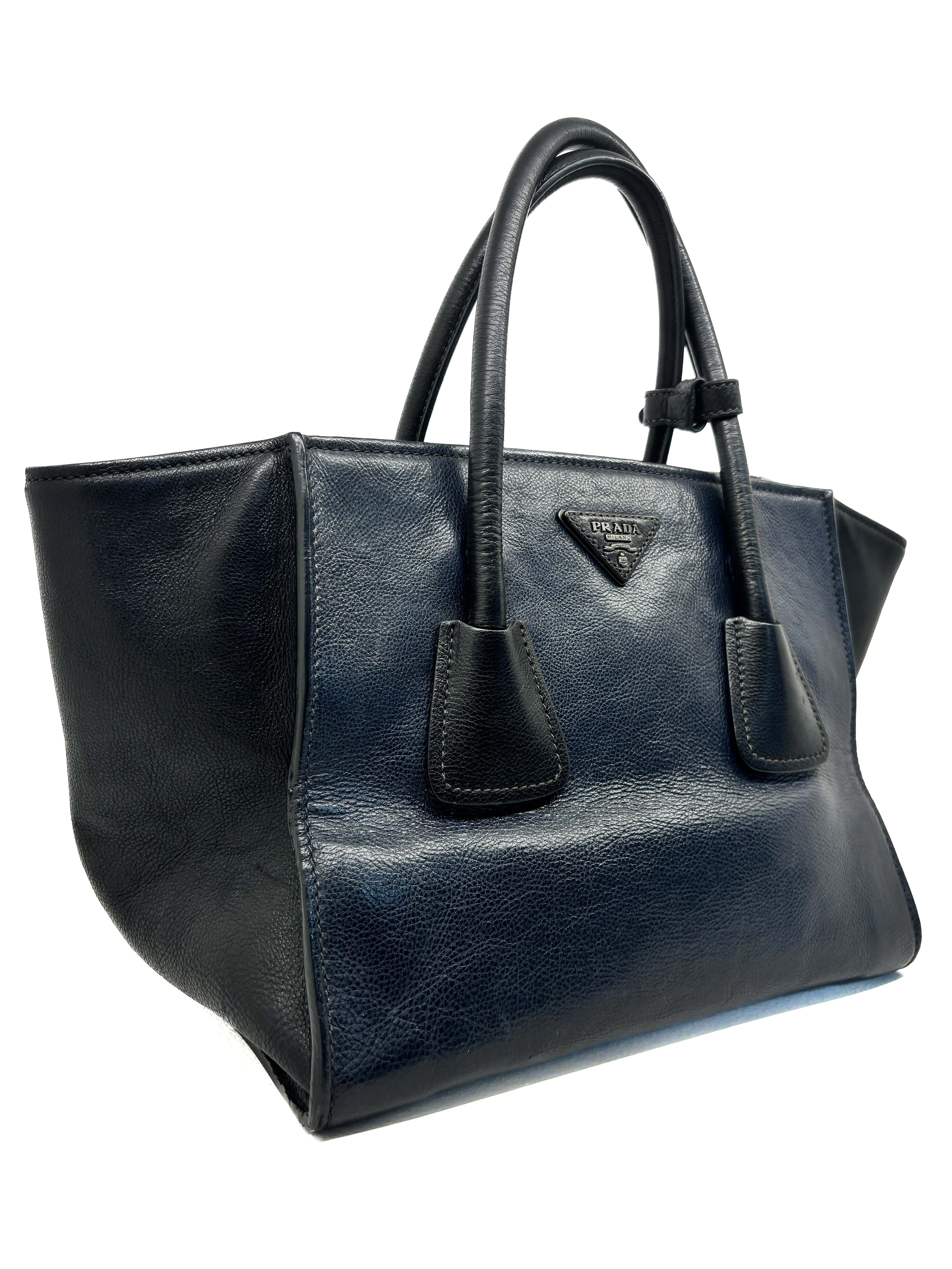 Sac à main double anse Prada