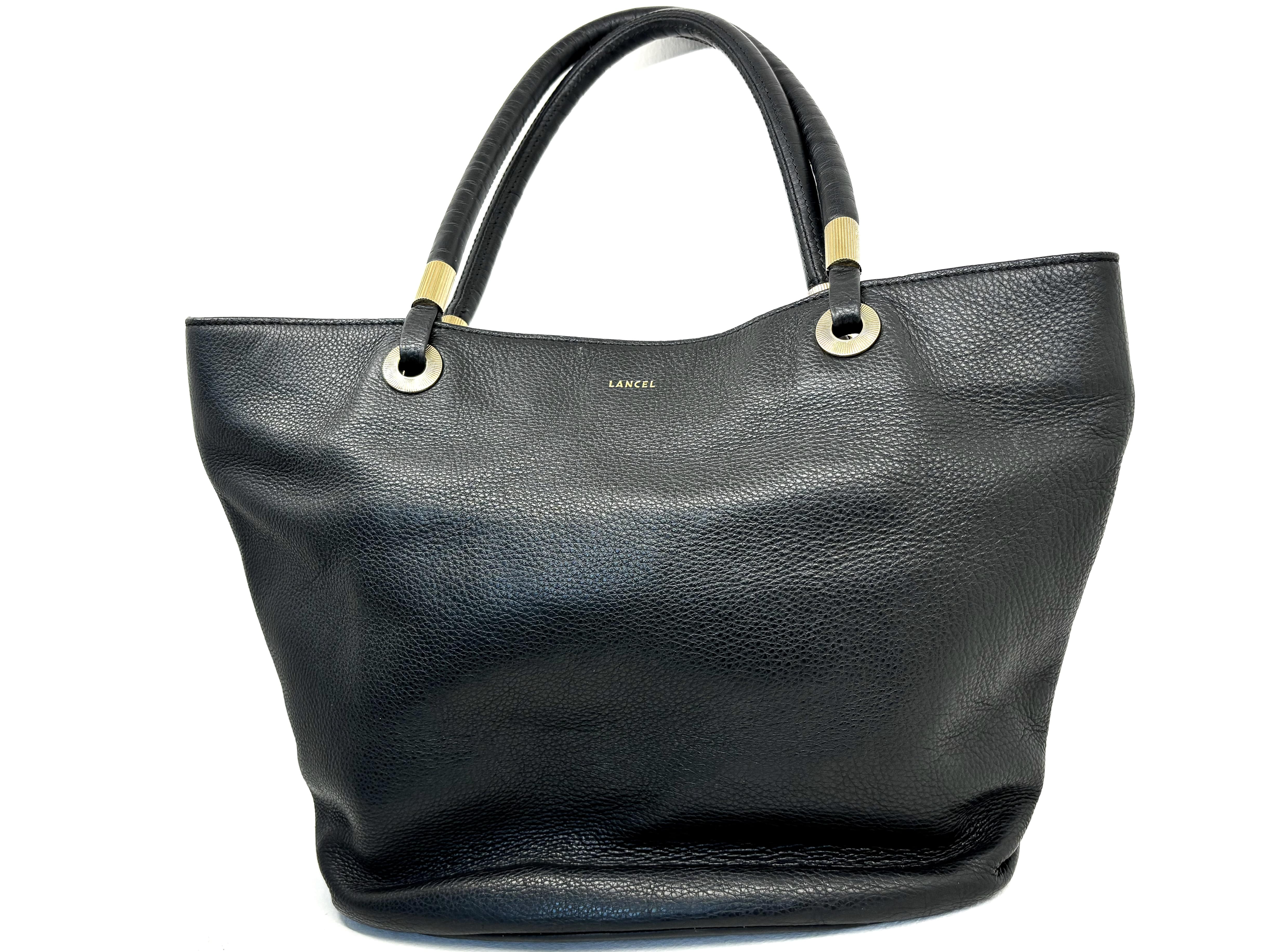 Sac à main Lancel Flore cuir noir