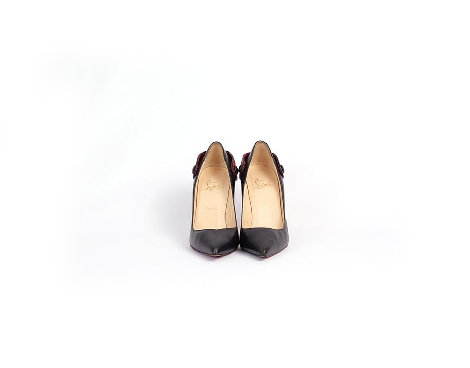 Escarpins à empiècement Louboutin