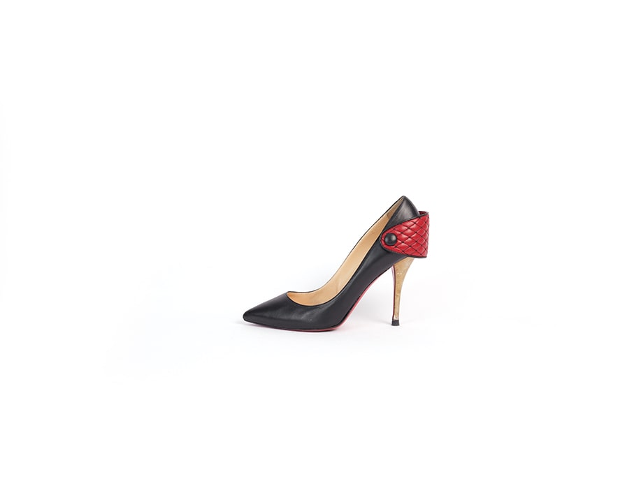 Escarpins à empiècement Louboutin