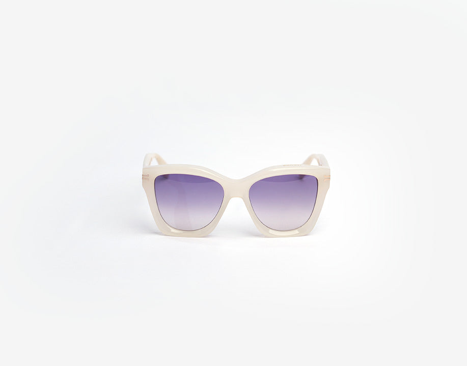 Lunettes carrées blanches Marc Jacobs