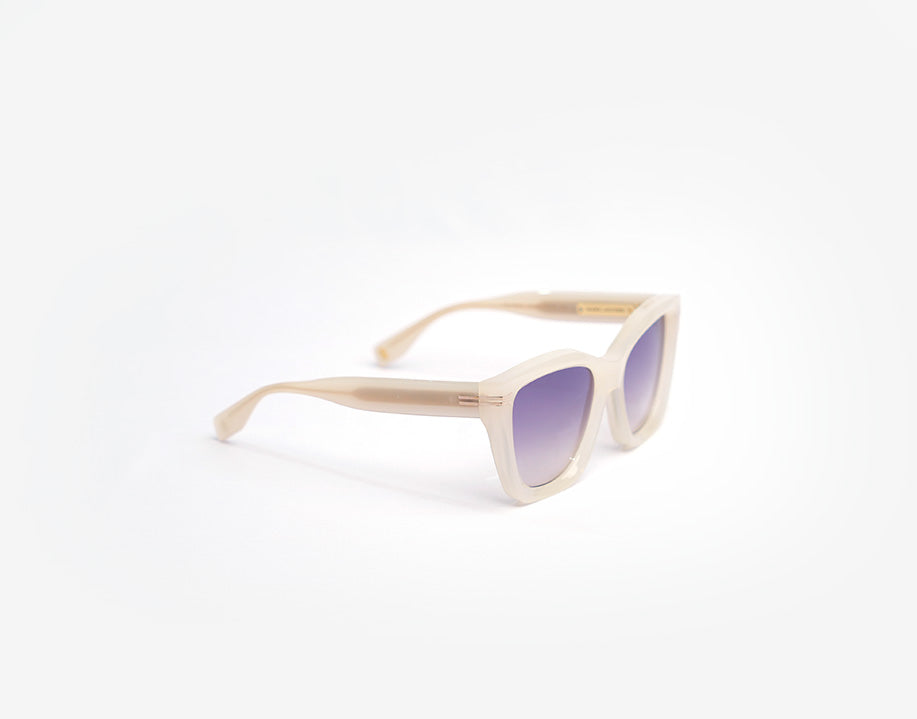 Lunettes carrées blanches Marc Jacobs