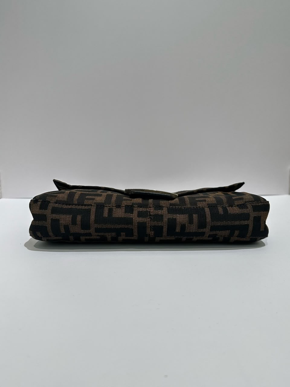 FENDI BAGUETTE ZUCCA - TOILE MARRON/BEIGE