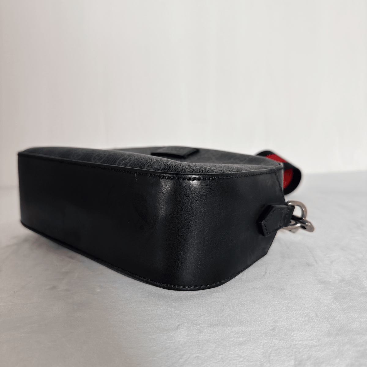 GUCCI - GG SUPREME CAMERA BAG - TOILE GG NOIR - BANDOULIÈRE WEB